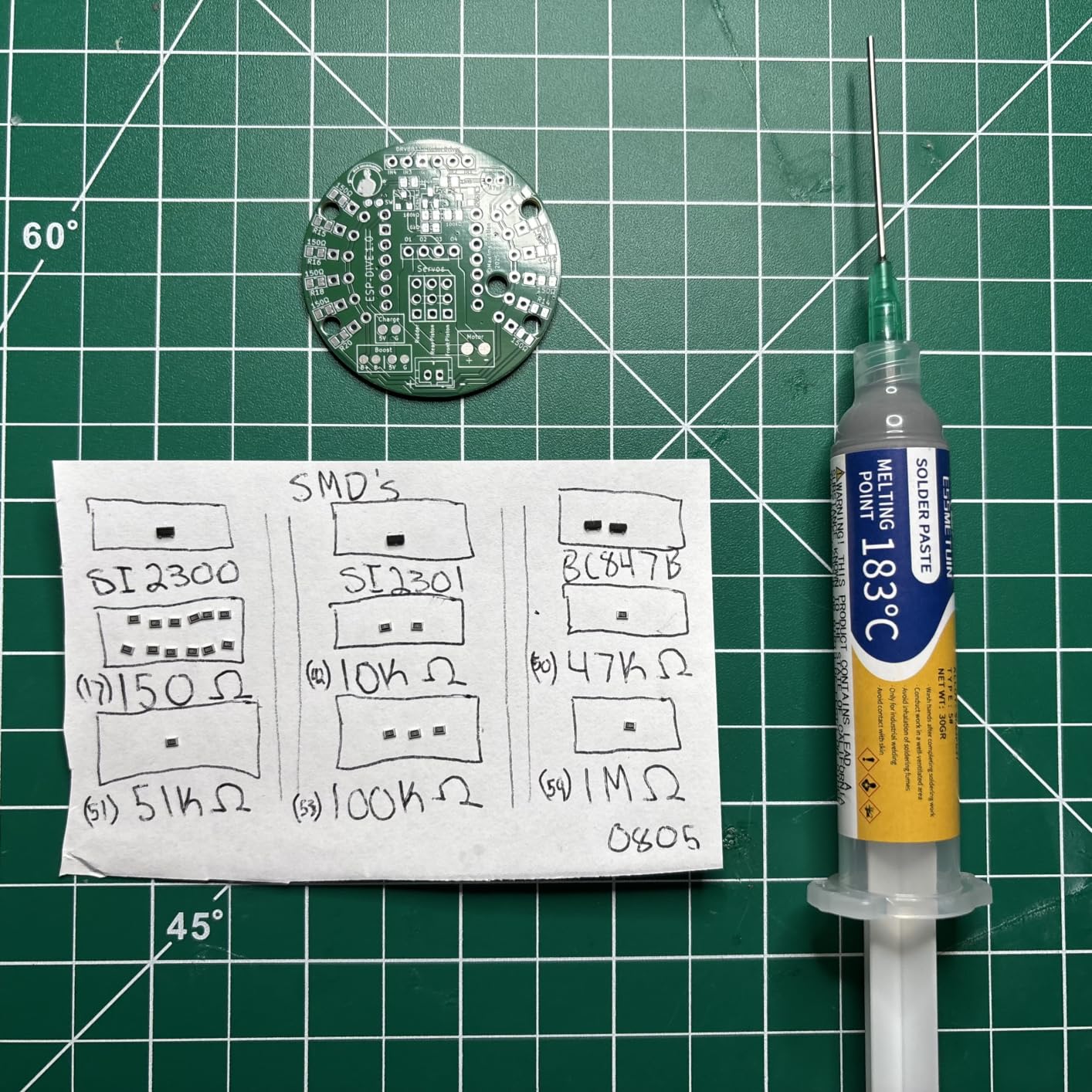 Solder Paste (Sn63/Pb37 30G) & No Clean Soldering Flux(10cc) for Electronic Soldering customer photo 1