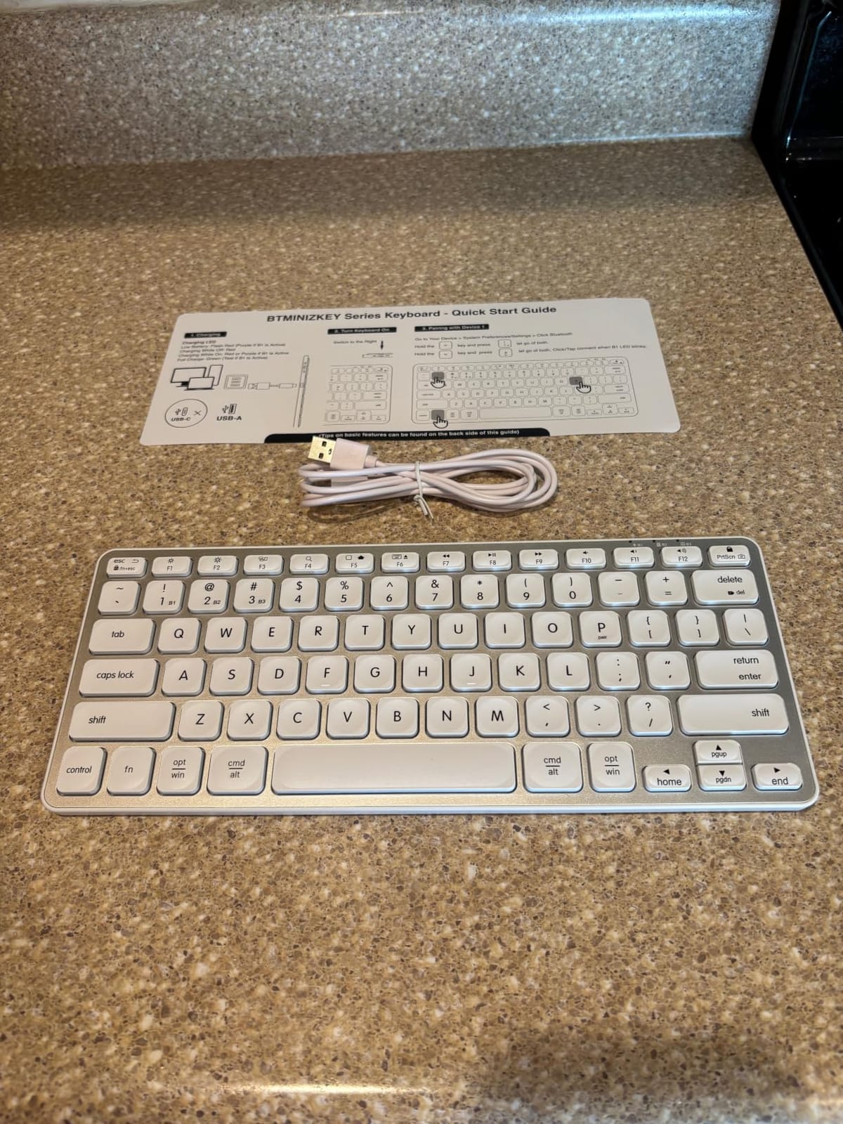 Macally Wireless Bluetooth Keyboard for Mac - Premium Multi Device Connectivity - Compatible Apple Keyboard for MacBook Pro/Air, iMac, Mac mini, iPad, Laptop, and PC customer photo 2