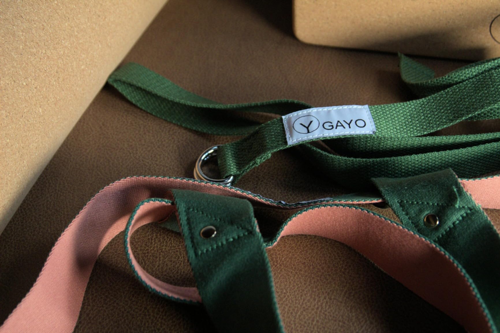 Y O Gayo Premium Cork All-in-One Yoga Essentials Kit -Large Cork Yoga Mat 5mm and Blocks Set with Carry Strap and Alignment lines, 10ft Stretch Strap, Your Ultimate Yoga Starter Set customer photo 2
