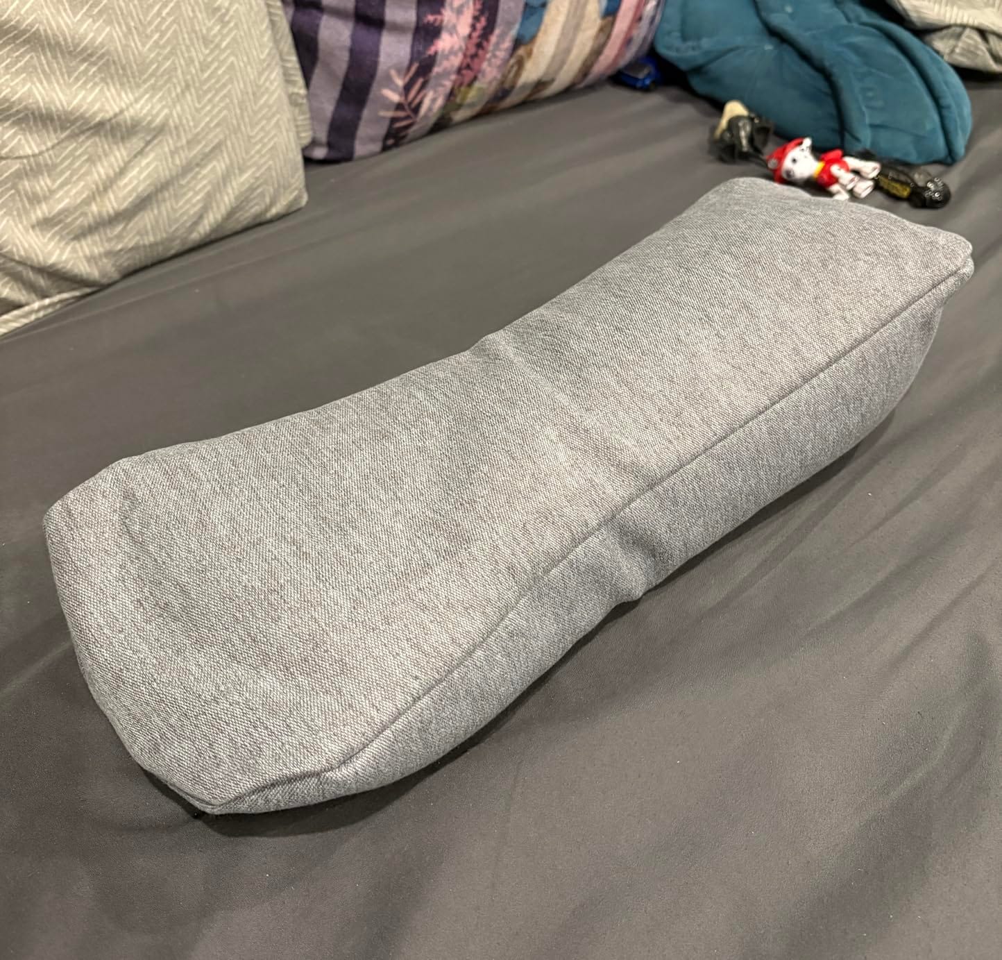 Buckwheat Neck Support Pillow Cervical Neck Cylinder Bolster Pillow,Buckwheat Hulls Adjustable Roll Pillow,Neck Pain Relief for Back and Side Sleepers Round Pillows for Lunch Break Green, 6*15 inch customer photo 1