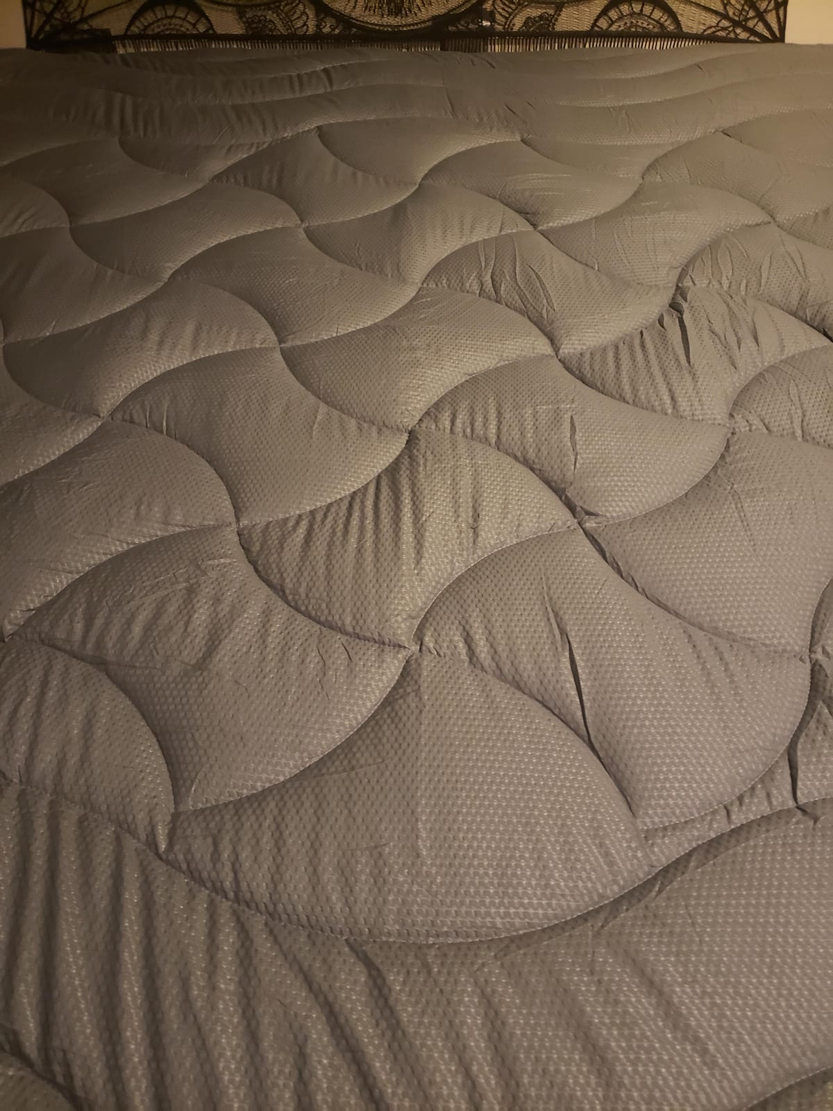 SLEEP ZONE Cooling RV Mattress Topper, Premium Zoned Cool Mattress Pad Cover, Padded Mattress Protector Breathable Washable, Deep Pocket 8-21