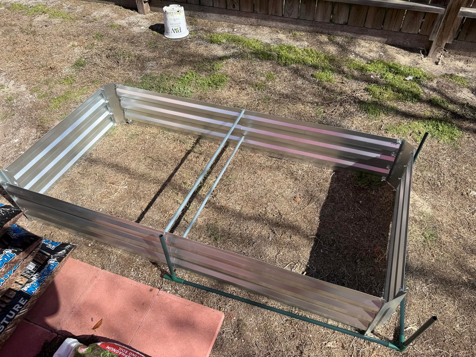 Quictent 4x3x2ft Galvanized Raised Garden Bed with Cover | Metal Planter Box Kit, w/ 2 Large Screen Windows Mini Greenhouse 20pcs T Tags 1 Pair of Gloves Included Outdoor Clear customer photo 1