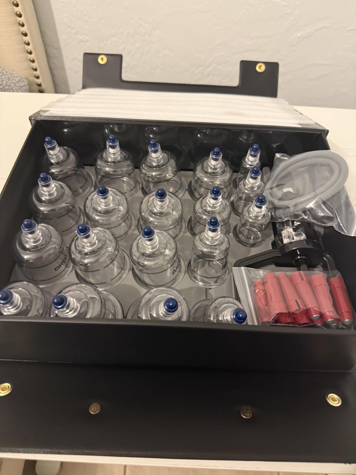 Premium Cupping Therapy 30 Cups Set, Including Pump Handle, Extension Tube, Massage Sticks, Made in Korea customer photo 1