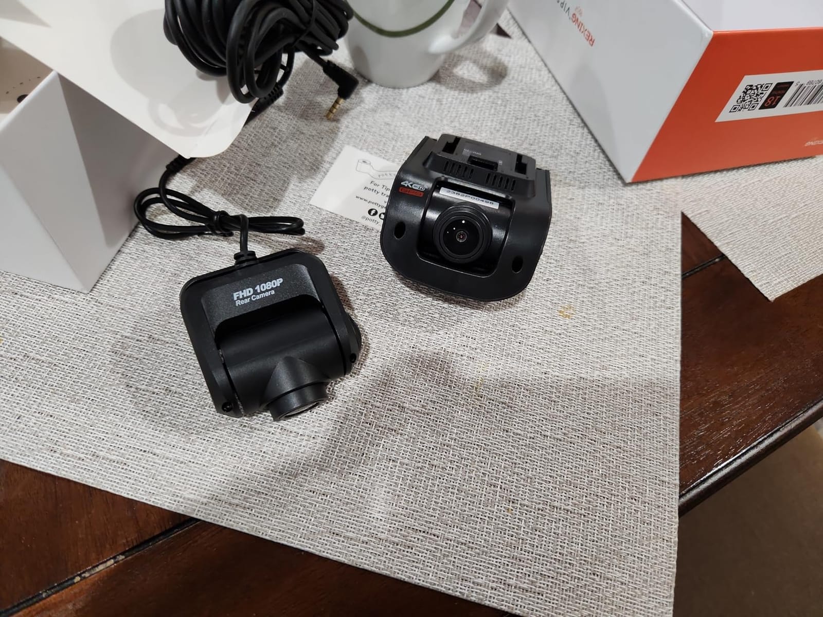 RexingUSA V1P SE 4K Dual Dash Cam w/GPS, Wi-Fi & 2pcs-CPL Filter | 512GB Support | Front 2160p, Rear 1080p | 170° Angle | G-Sensor | WDR | Loop Record | Parking Monitor customer photo 1