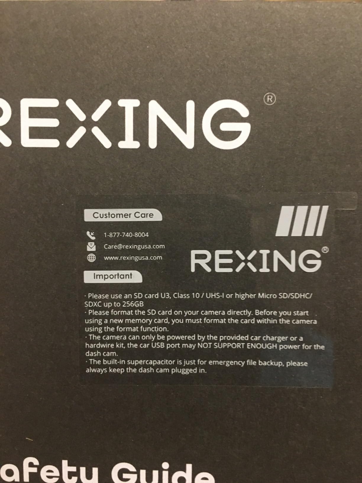 RexingUSA V1P SE 4K Dual Dash Cam w/GPS, Wi-Fi & 2pcs-CPL Filter | 512GB Support | Front 2160p, Rear 1080p | 170° Angle | G-Sensor | WDR | Loop Record | Parking Monitor customer photo 2