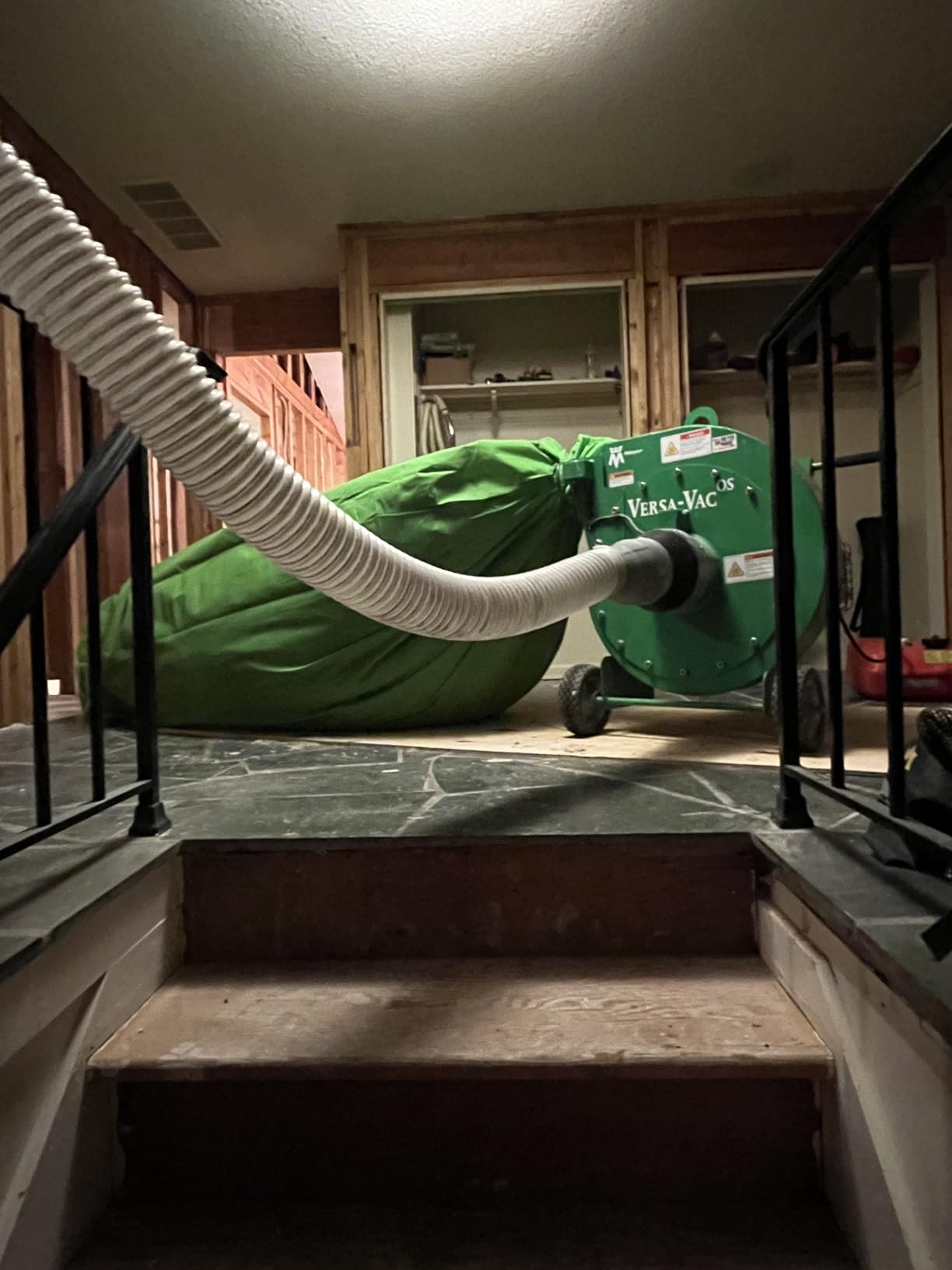 (10) Insulation Vacuum Bag RAM Heavy Duty ECO+ Bags 7 FT X 4 FT Holds 88 CF / 400 LBS Low DUST 2.4 Fabric Strength - 10 Pack. Largest and Toughest Green Bag on The Market. customer photo 1