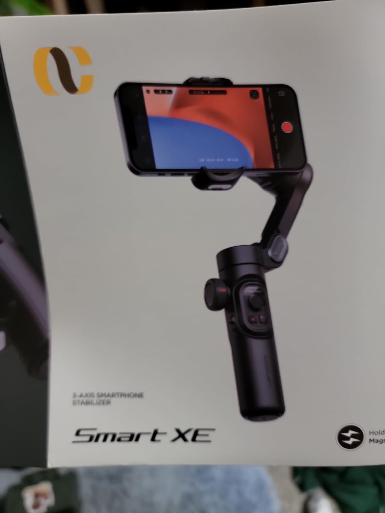 AOCHUAN Smart XE w/Focus/Object Track Gimbal Stabilizer for iPhone | Foldable Handheld Phone Stabilizer for Video Recording, 3-Axis Gimbal for iPhone 17 16 15 Pro Max, Face/Object Tracking in APP customer photo 2