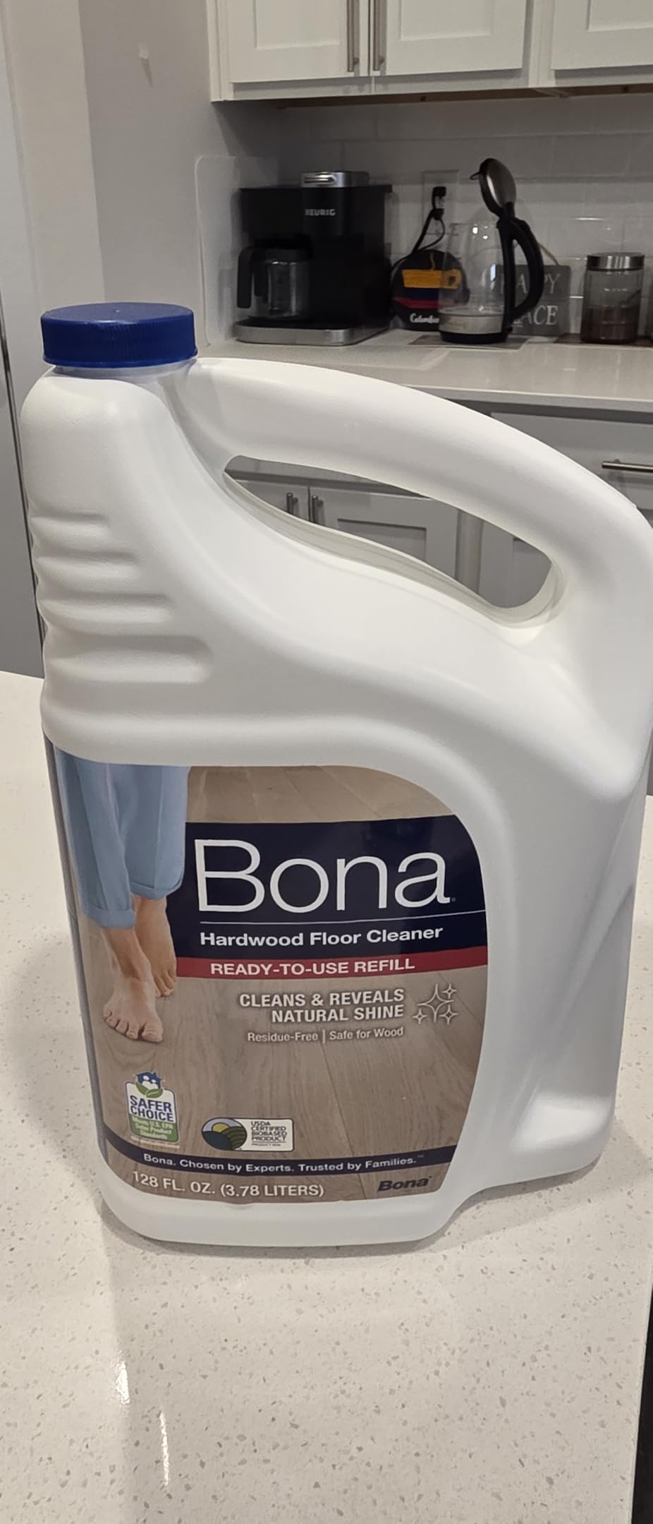 Bona Hardwood Floor Cleaner Refill - 128 fl oz - Cedar Wood Scent customer photo 2