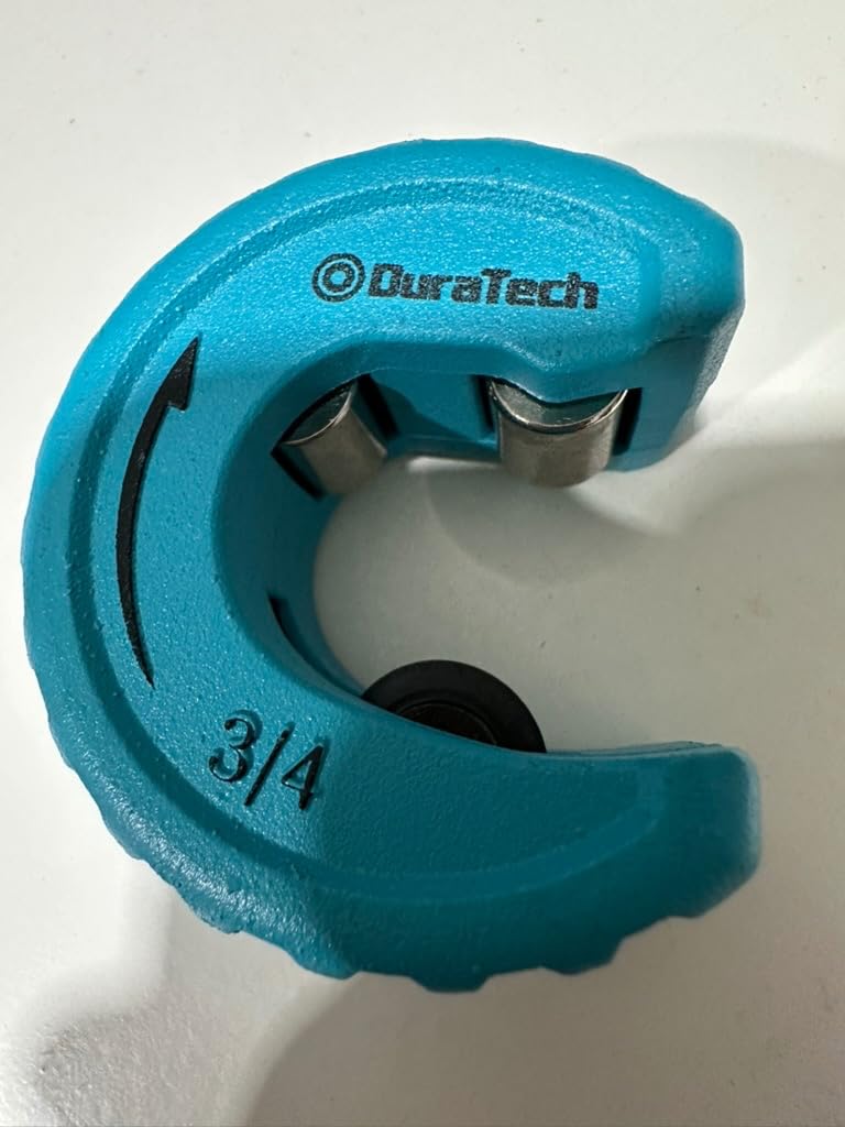 DURATECH 4-Piece Copper Tubing Cutter Set, Pipe Cutter Tool | Includes 3 Close Quater Tube Cutters for 1/2