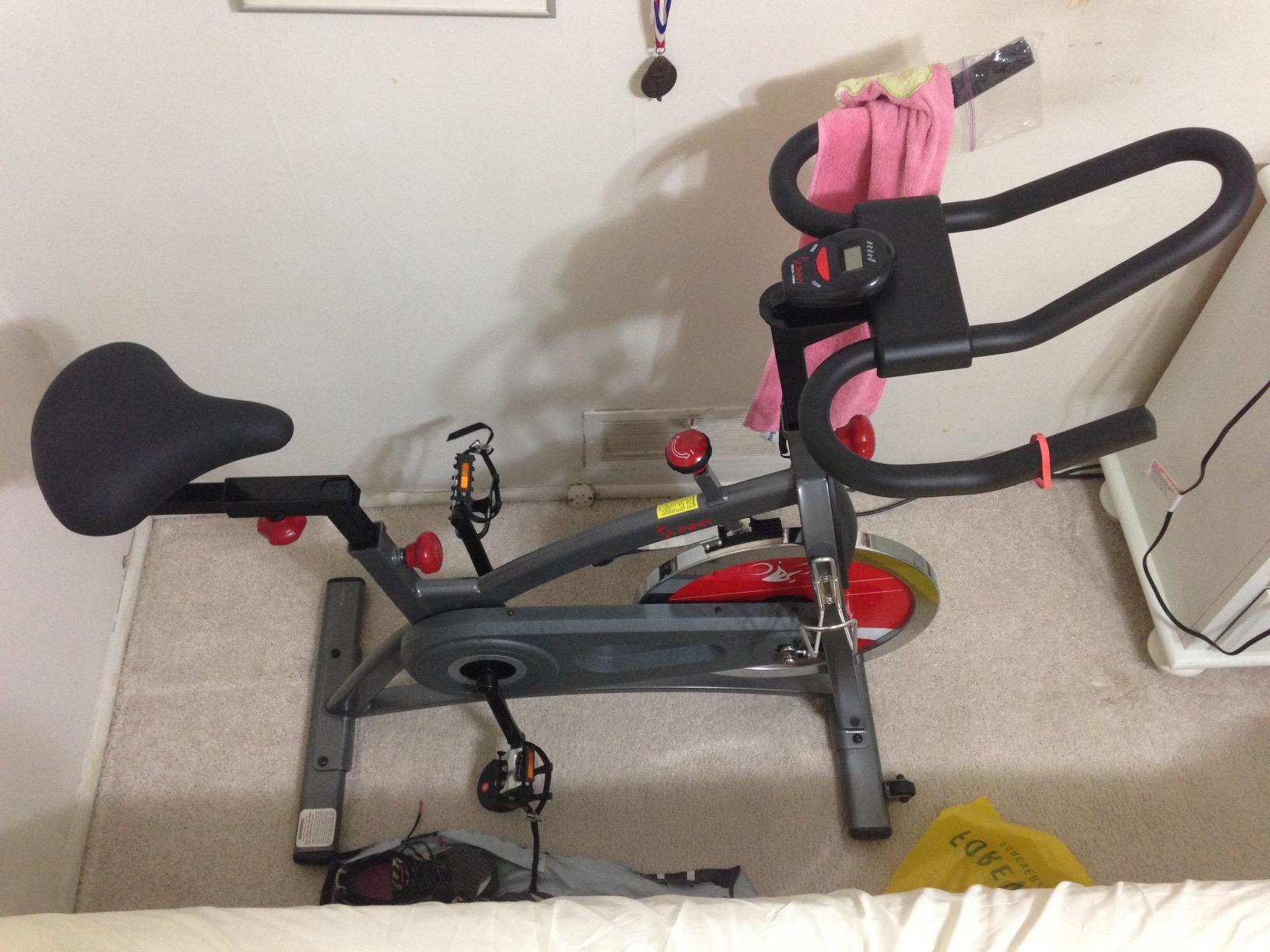Sunny Health & Fitness Smart Motorized 2-in-1 Pedal Exerciser, Indoor Compact Under-Desk Mini Bike for Low-Impact Cardio Workout and Physical Therapy, Free SunnyFit Training App Connection customer photo 2