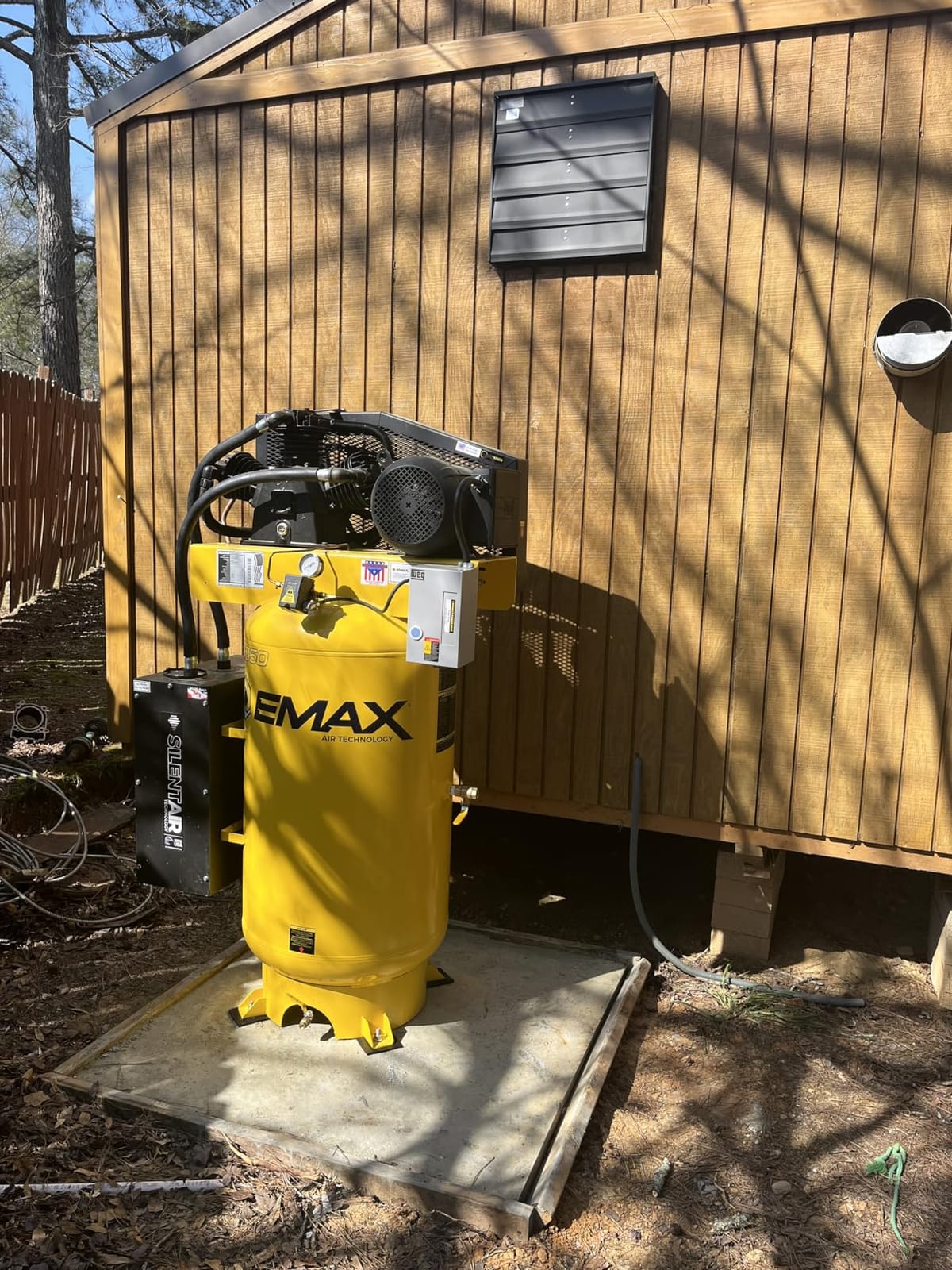 EMAX 80 Gal Air Compressor, Silent 7.5HP, 26 CFM, 2 Stage, 175 Max PSI | Includes Oil for First Change 2 Stage, Ultra-Quiet Operation, Robust Performance, Extended Lifespan, Easy Maintenance customer photo 1