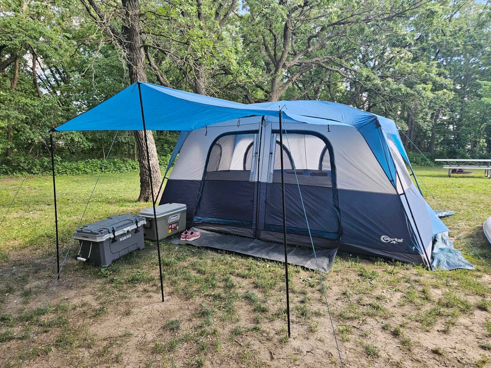 PORTAL Camping Tent, 6/8 /10 Person Instant Cabin Tent with Rainfly, Large Mesh Windows & Upgraded Ventilation, Portable Big Tents with Carry Bag for Family Outdoor, Backpacking, Hiking customer photo 2