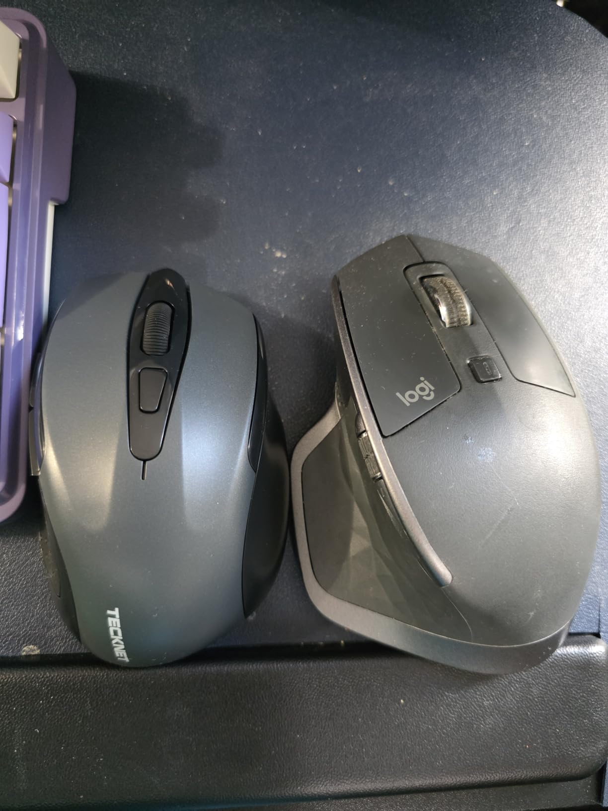 TECKNET Wireless Mouse, BT 5.0/2.4G, Rechargeable 6-DPI Silent, Grey customer photo 1
