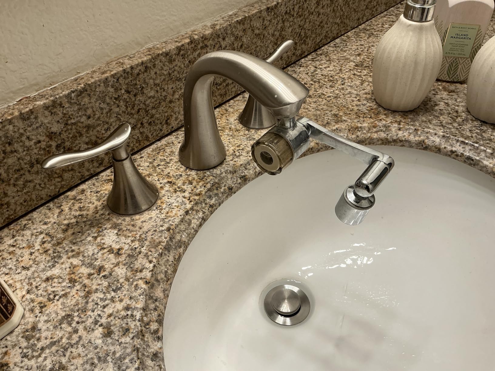 Frizzlife Water Filter for Sink Faucet Extender, NSF/ANSI 372, 9pcs Filter Reduce 99% Chlorine, 1080° Rotating Brass Swivel Aerator, 2 Modes Spray Faucet Filter for Skin Kitchen Bathroom Sink, FF1080 customer photo 1
