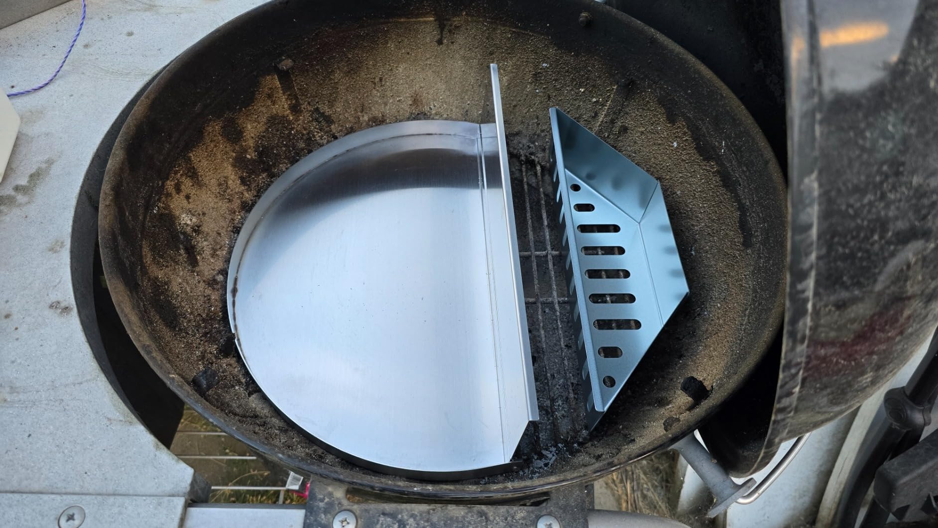 onlyfire Stainless Steel Drip Pan & Water Reservoir Grease Tray customer photo 2