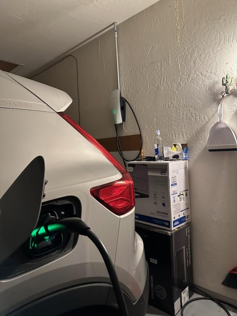NACS to J1772 Adapter, Max 80Amp 250V J1772 EV Charging Adapter to Tesla Charger, Compatible with Tesla High Power Wall Connector, Home Mobile Chargers, Destination Charger, Suits for SAE J1772 EVs customer photo 1