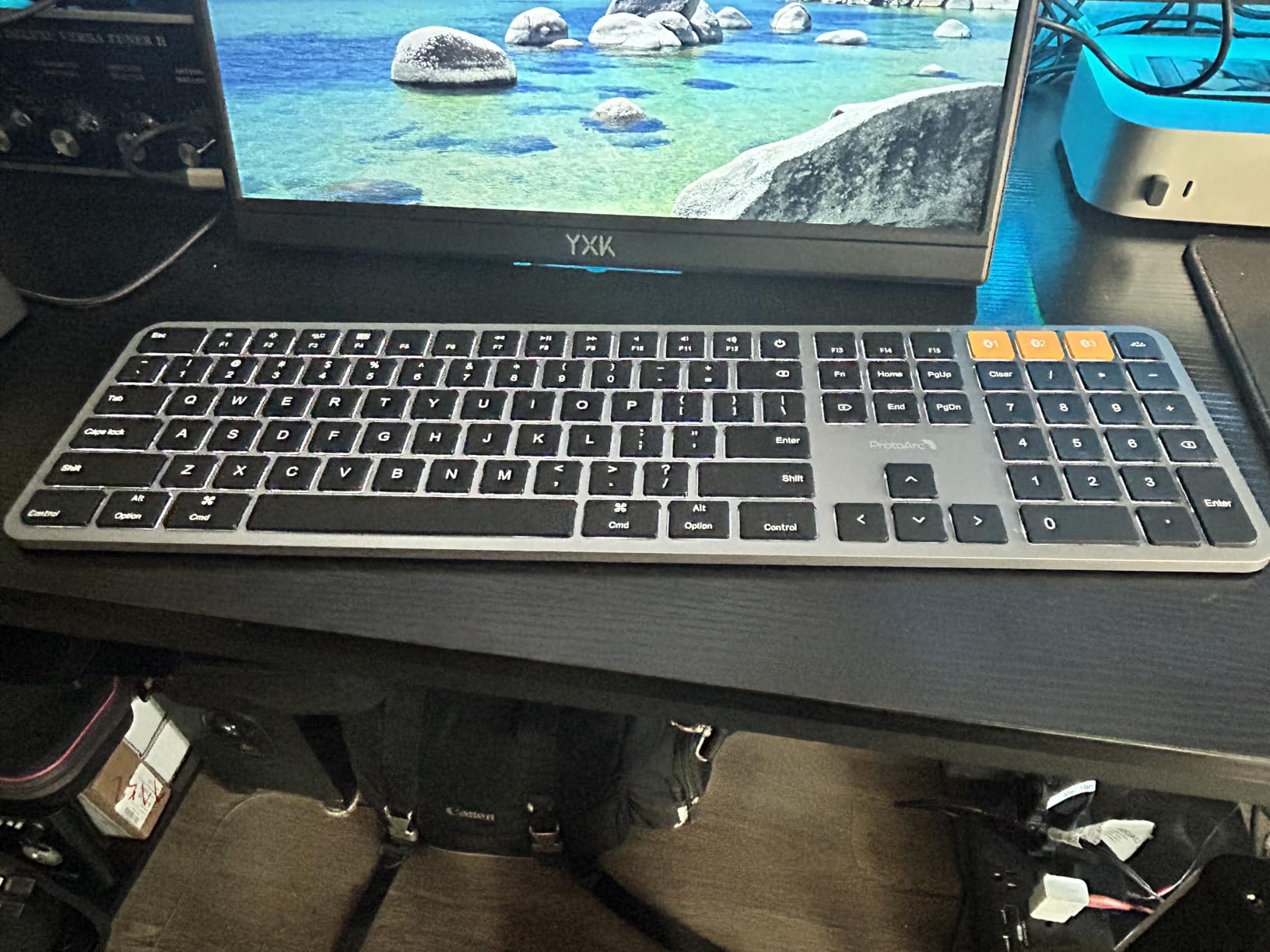 ProtoArc KM100-A Backlit Bluetooth Keyboard and Mouse for Mac, Space Gray customer photo 2
