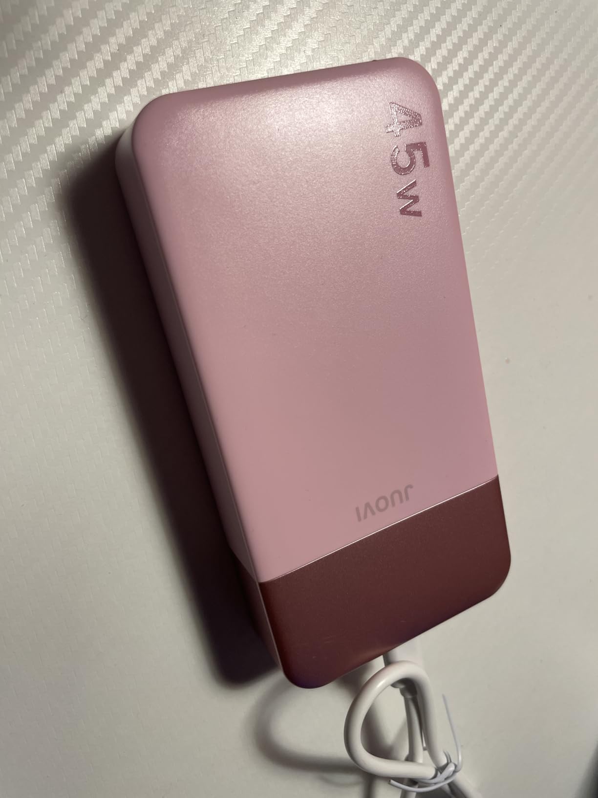 JUOVI Power Bank 45W 20000mAh Portable Charger | PD QC Fast Charging with 4 USB Ports(2C 2A), LED Display External Battery Pack for iPad Tablet Switch iPhone Samsung etc customer photo 1