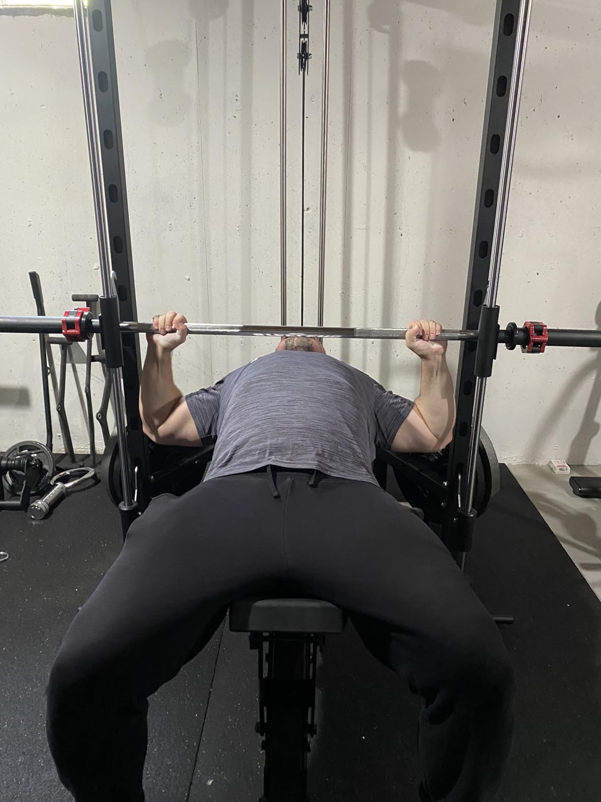RitFit Smith Machine Power Rack with LAT-Pull Down System customer photo 2