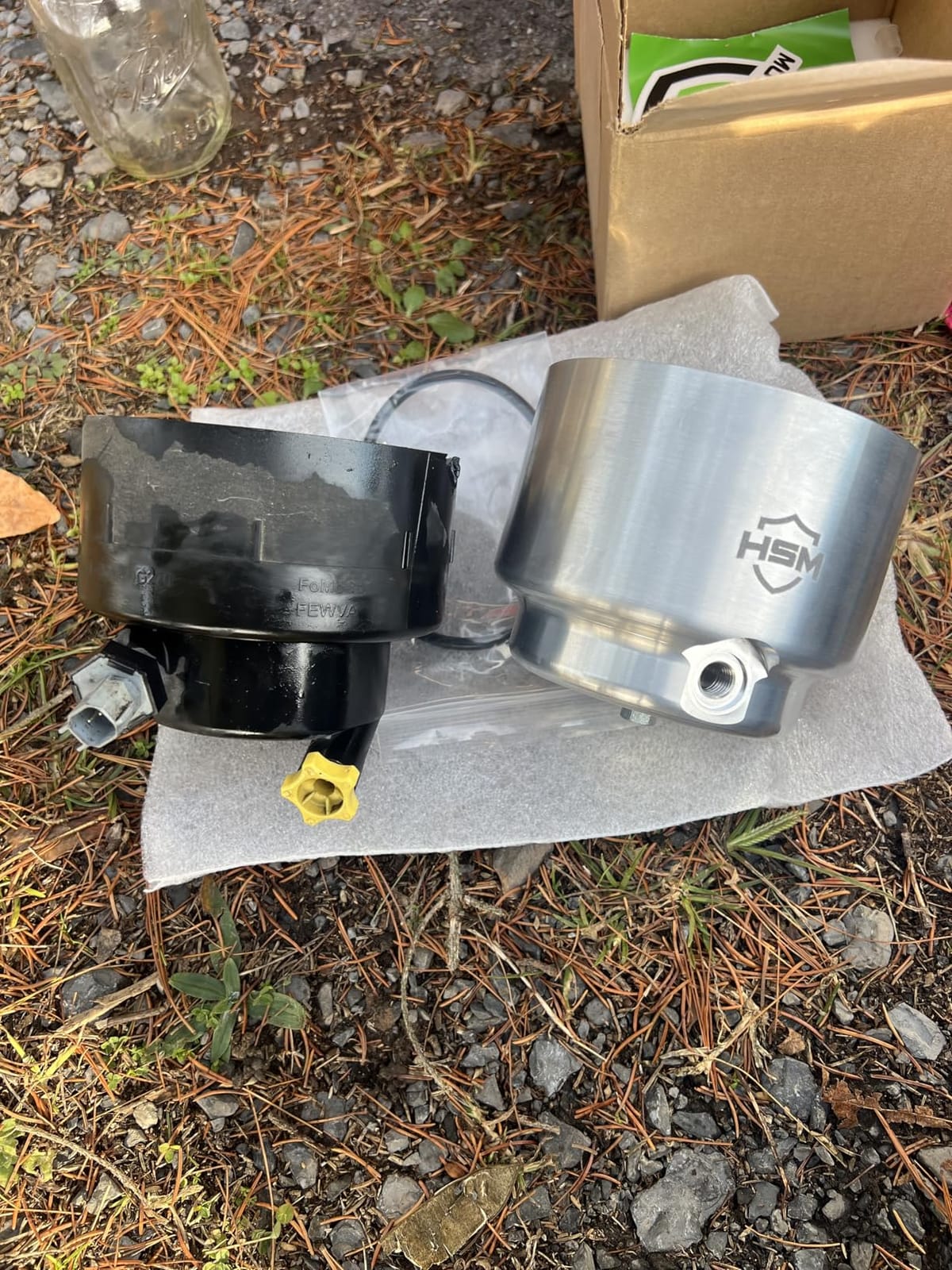 HS Motorsports Billet Diesel Fuel Filter Housing Compatible With 2011-2016 Ford 6.7L Power Stroke F250, F350, F450, F550 customer photo 2