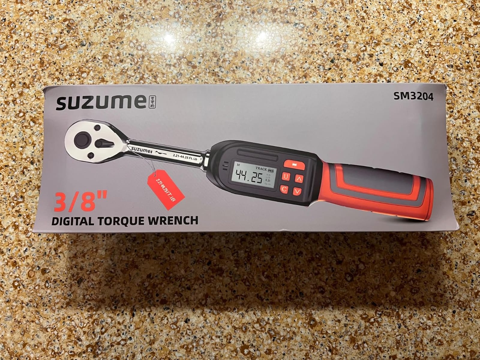 SUZUME Digital Torque Wrench 3/8 Drive (5.02-99.57 Ft. Lb / 6.8-135 N.m) | ±2% Accuracy, Buzzer and LED Alert, Electric Display, Peak & Track, Foot / Inch Pound, Automotive, Car, Moto, Spark Plug, Engine, Bike customer photo 1