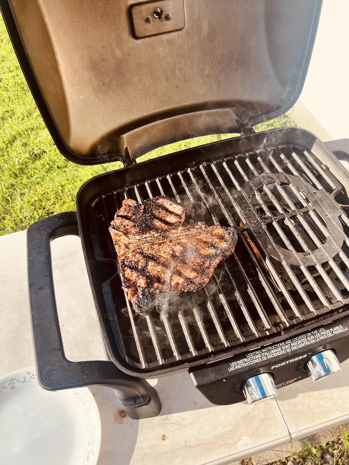 Nexgrill Tabletop 2 Burner Gas Grill & Griddle Combo, 2-in-1 with Handles customer photo 1