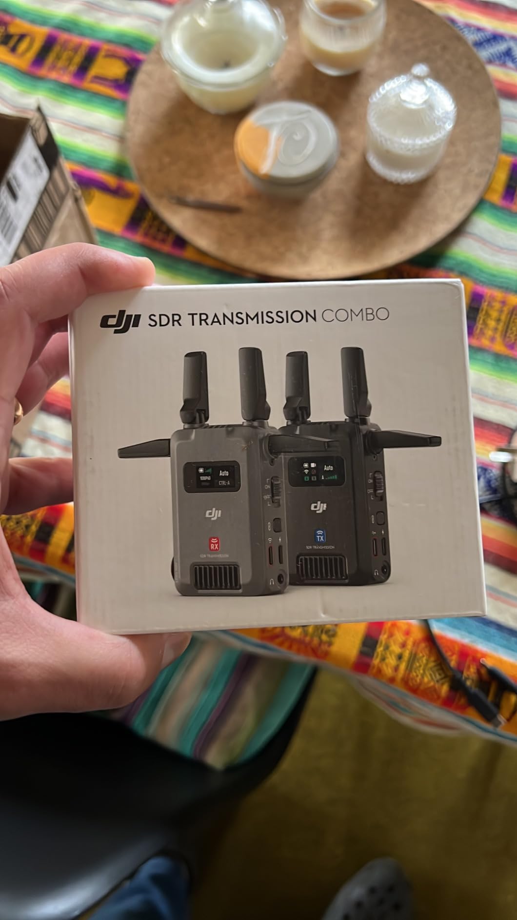DJI SDR Transmission Combo, 3 km/10,000 ft 1080p/60fps SDR Wireless Video Transmission, Transmitter & Receiver, Stable & Anti-Interference, Wireless Video System, Strong Penetration, USB-C Monitoring customer photo 1