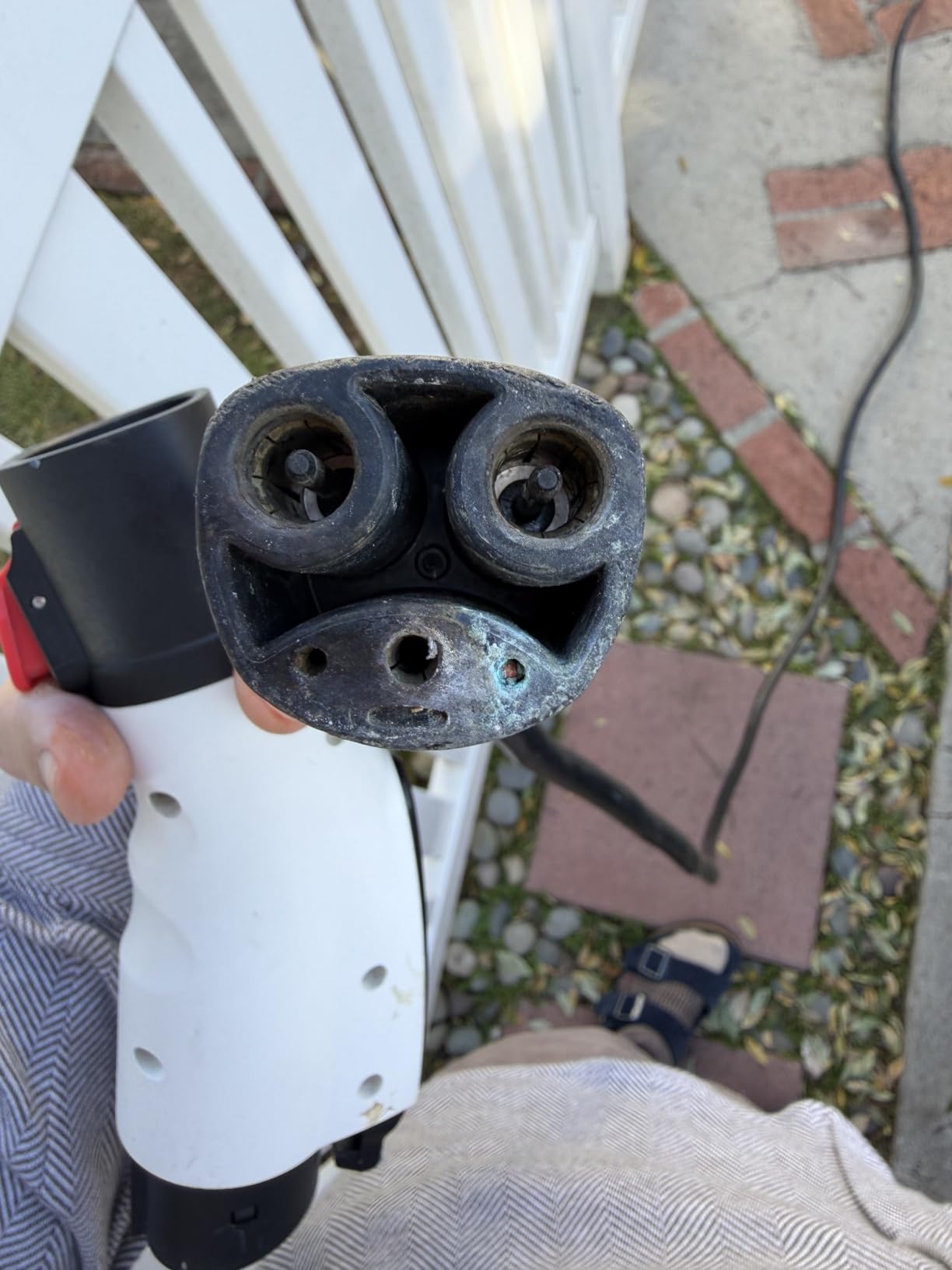 Tesla NACS to J1772 Adapter, 60A 250V, Digital Display, UL 2252 Tested | For J1772 EVs; 60A/250V Level 2; Works with Tesla Mobile/Wall Connectors and Destination Chargers; Dual lock customer photo 2