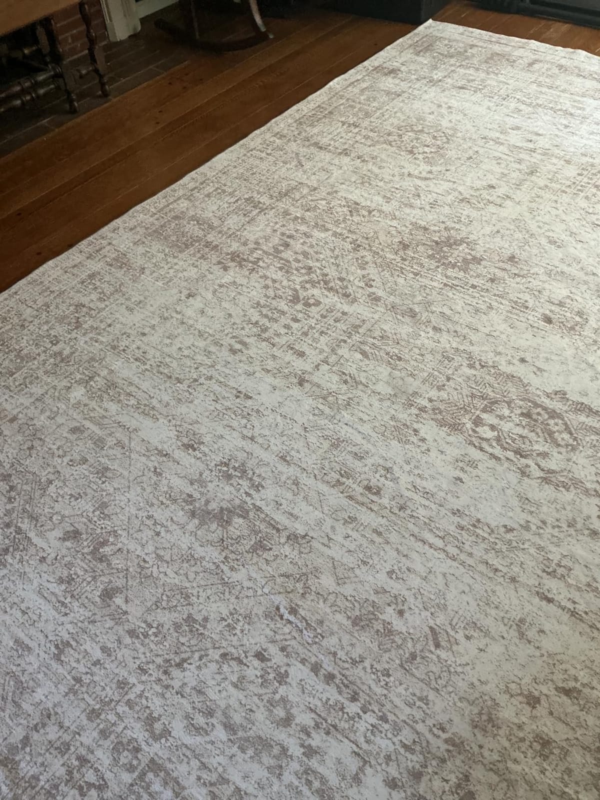 Soalmost 5x7 Area Rugs Beige Low Pile Washable Trendy Faded Style Rug customer photo 1