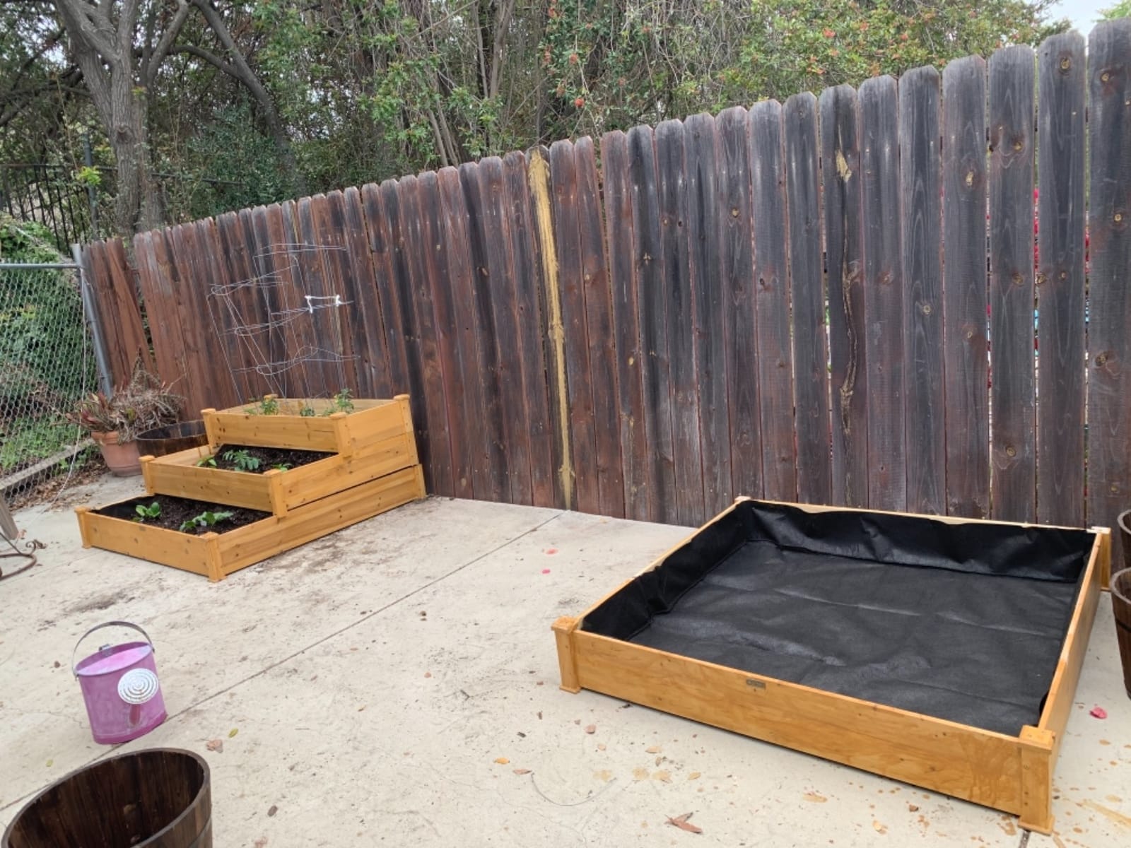 GIANTEX Wooden Raised Garden Bed, Rectangular Planter Box for Vegetables, Fruits, Flowers, Herbs, 48