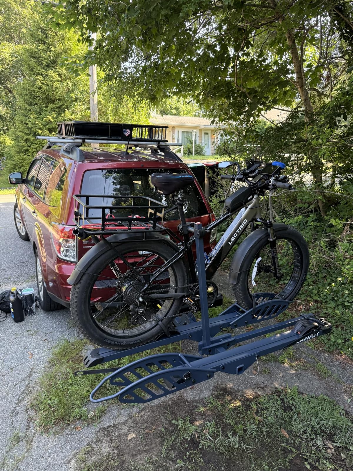 CRAVOT CyberRack E2 Hitch 2 E-Bike Rack with Ramp,200 lbs Capacity customer photo 2