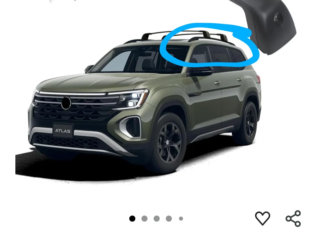 Lockable Roof Rack Crossbars fits Kia Telluride 2019-25 EX S SX SX-Prestige customer photo 2