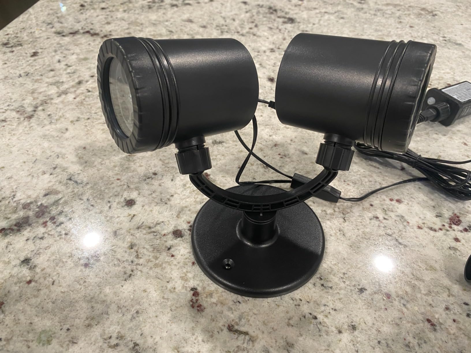Toodour Halloween Projector Lights Outdoor, Double Head Dynamic Halloween Lights Projector with Timer, Waterproof Devil Face Indoor Outdoor Decorations Light for Home Window Wall Decor customer photo 2