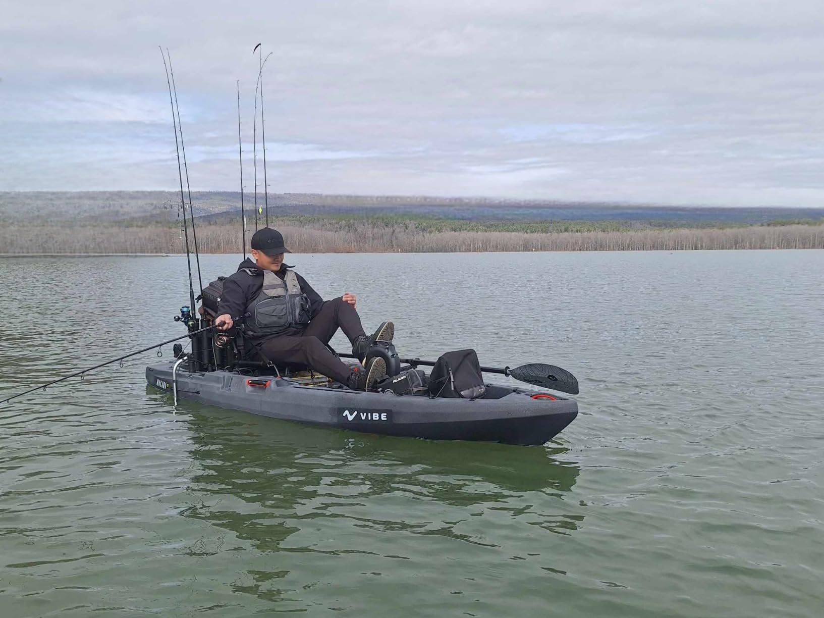 Makana 100 Fishing Kayak with Impulse Drive - 10 Ft, Customizable, Lightweight with Ample Storage | Includes Vibe Hero Seat 2.0, Impulse Drive and Rudder customer photo 2