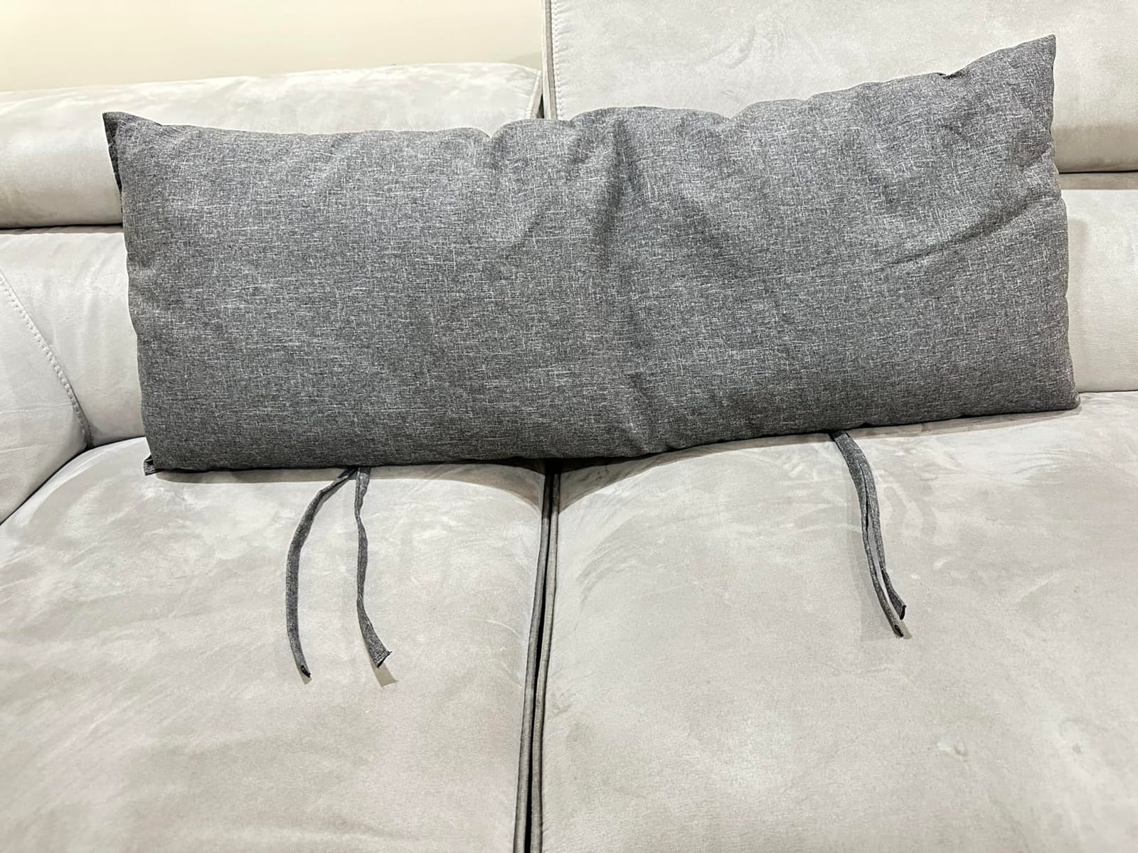 SUNCREAT Detachable Extra Large Outdoor Hammock Pillow with Ties, Navy customer photo 2