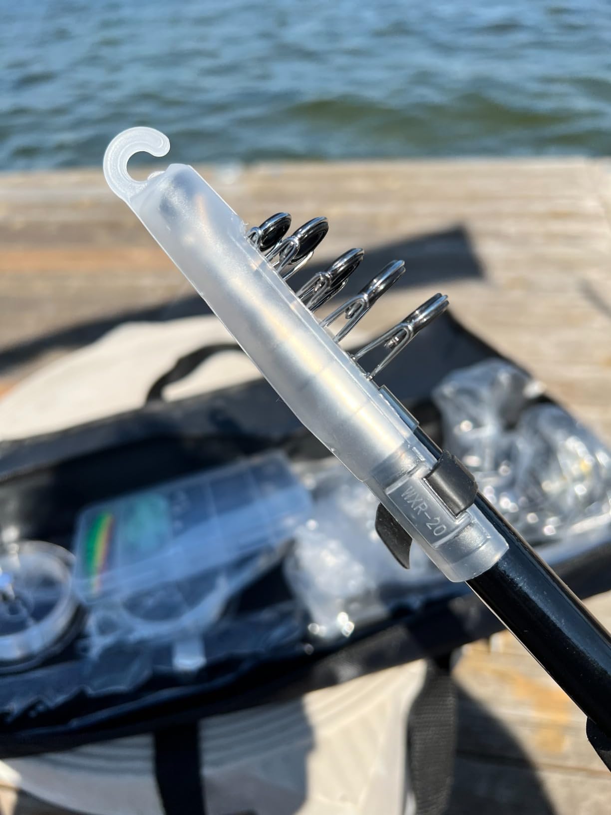 Fishing Pole Combo, 6.9ft 2Pcs Telescopic Rods Set, Collapsible Carbon Fiber Fishing Rods, 2PCS Spinning Reel Set with Carrier Bag Freshwater Fishing Rod and Reel Combos Kits customer photo 1