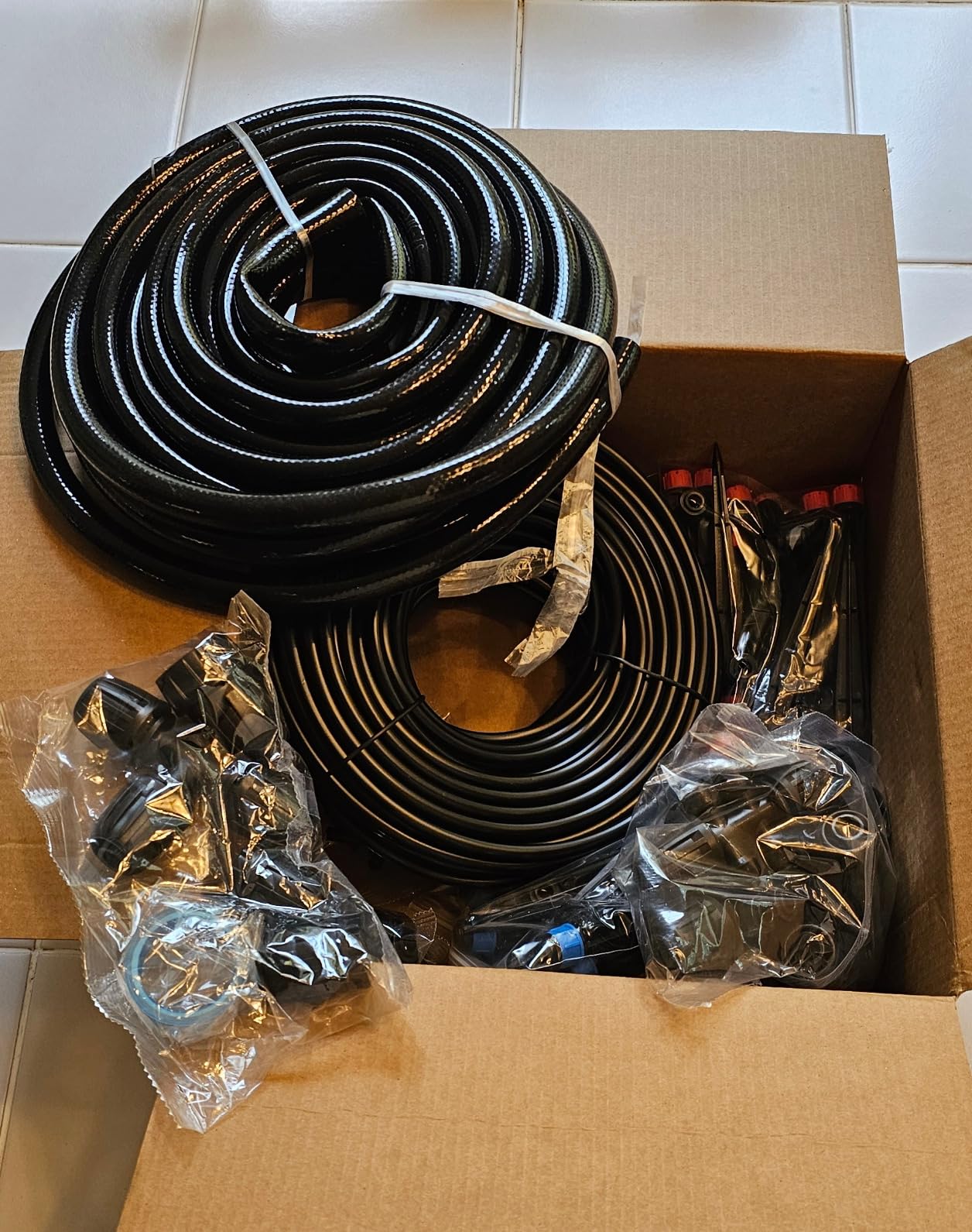 Drip Irrigation Kit for Garden, Quick-Connect Plant Watering System 150FT | Raised Bed Drip Line Kit, Greenhouse Accessories, DIY Micro Sprinklers Set for Yard Outside, Sistema De Riego Por Goteo customer photo 2