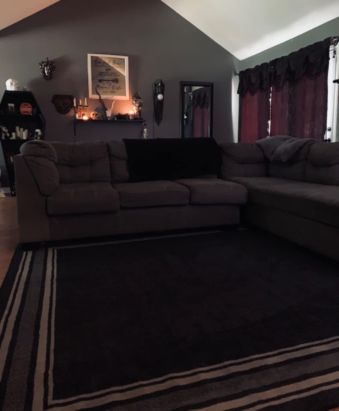 Beverly Rug Non-Slip Modern Rug 4x6 Solid Traditional Rubber Backing Machine Washable Soft Thin Indoor Area Rugs for Living Room Stain Resistant Non Shedding Casual Carpet (4 x 6 Gray) customer photo 1