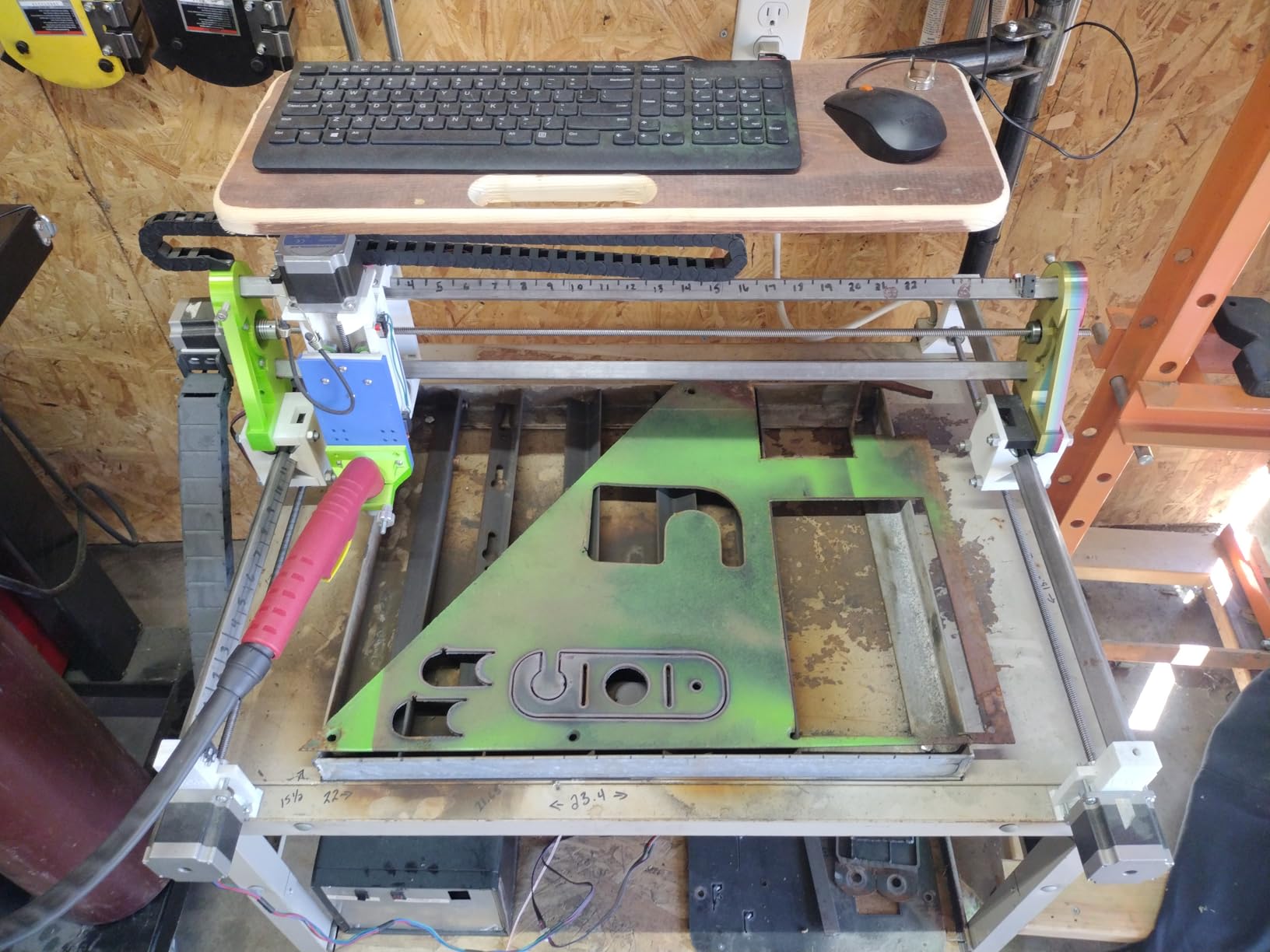 Bestarc 50A Non-HF CNC Plasma Cutter, Blow Back Pilot Arc, Large LED customer photo 2