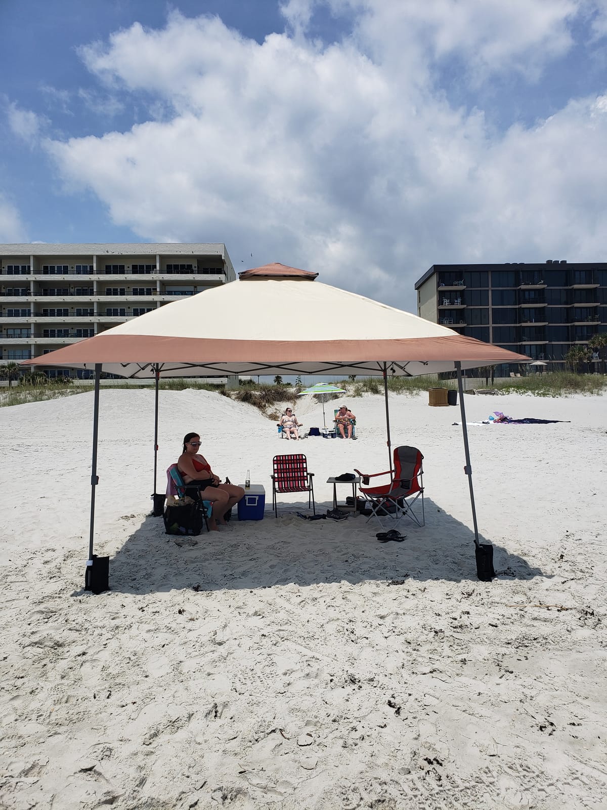 Coleman 13x13ft Instant Canopy Sun Shelter Portable Shade Tent Sets Up in 3 Minutes Vented Roof for Airflow Great for Campsite Backyard Tailgates Beach Festivals & More customer photo 1