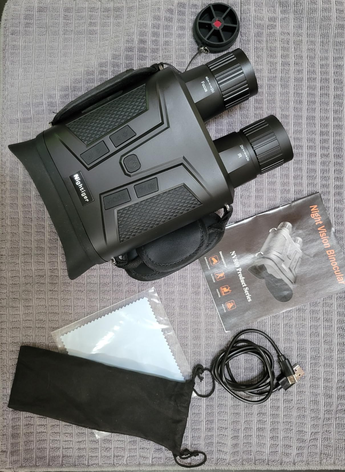 Nightiger HD Night Vision Binocular Goggle for Adults 7000mAh Rechargeable | Long Range Powered Infrared Binoculars with Camera, 5X 42MM Zoom for Hunting Camping Hiking customer photo 1