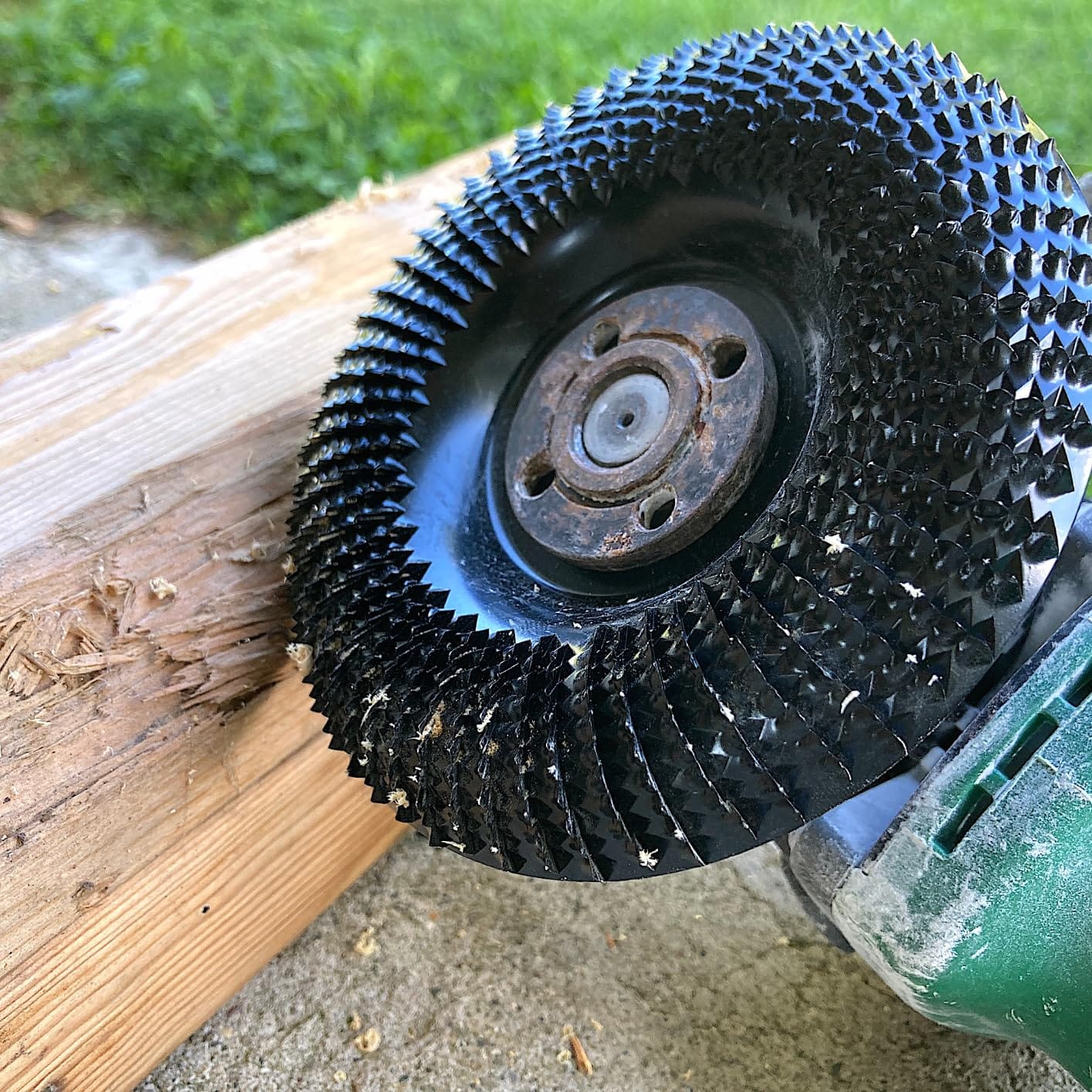 4.5 inch Wood Carving Disc for Angle Grinders with 7/8-inch Arbor | Wood Stump Grinder, For Wood Carving, Shaping, Working, Tree Stump Remover customer photo 2