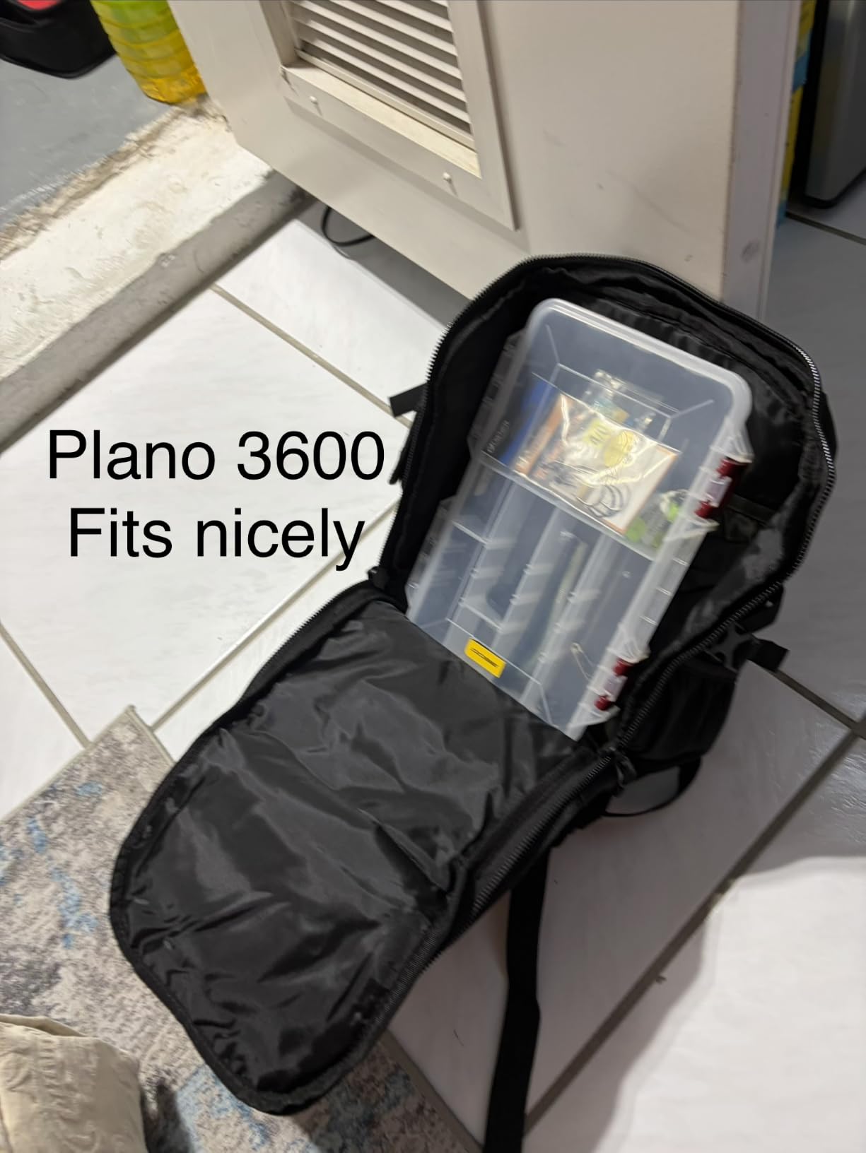 Piscifun Fishing Tackle Backpack, Rod & Gear Holder, Water-Resistant customer photo 1