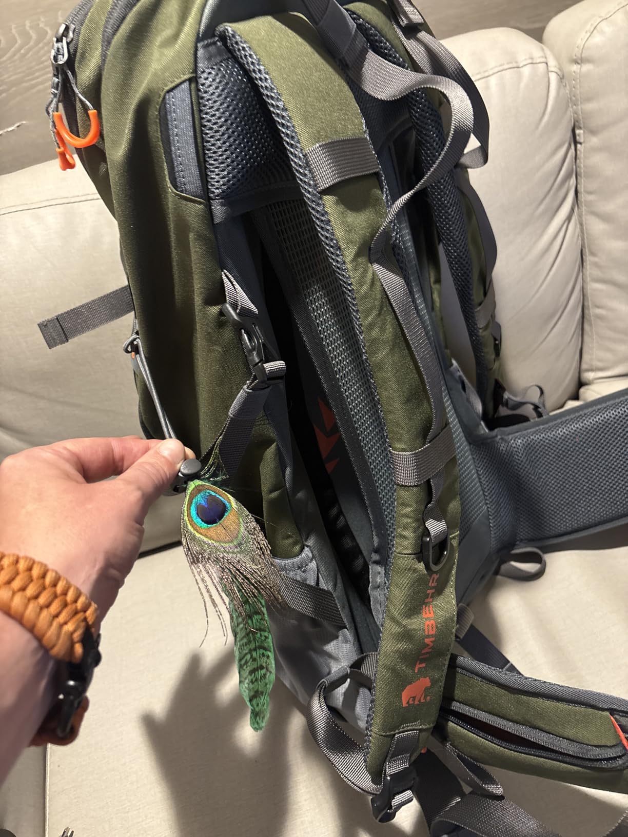 Hunting Backpack with Rifle Gun & Bow Holder Hunting Daypack compatible with YKK Zippers & Buckles, Waterproof Lightweight Tactical Backpack with Rain Cover, Durable, Comfort customer photo 2