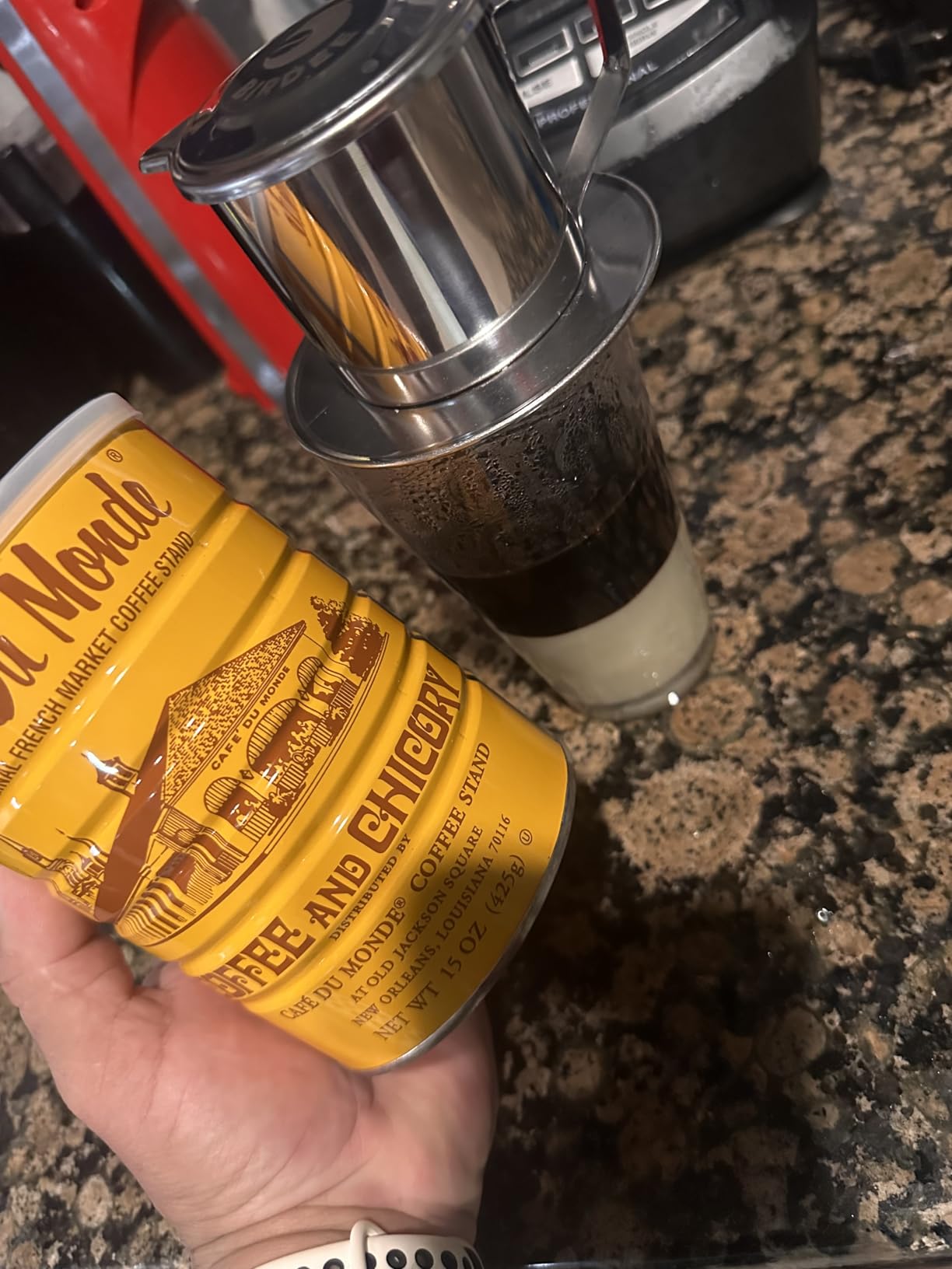 Birdee Vietnamese Coffee Dripper - 12 oz, Stainless Steel, Medium Drip Filter, Durable, Dishwasher Safe, Home Use, Travel, Camping, Gift Sets customer photo 1