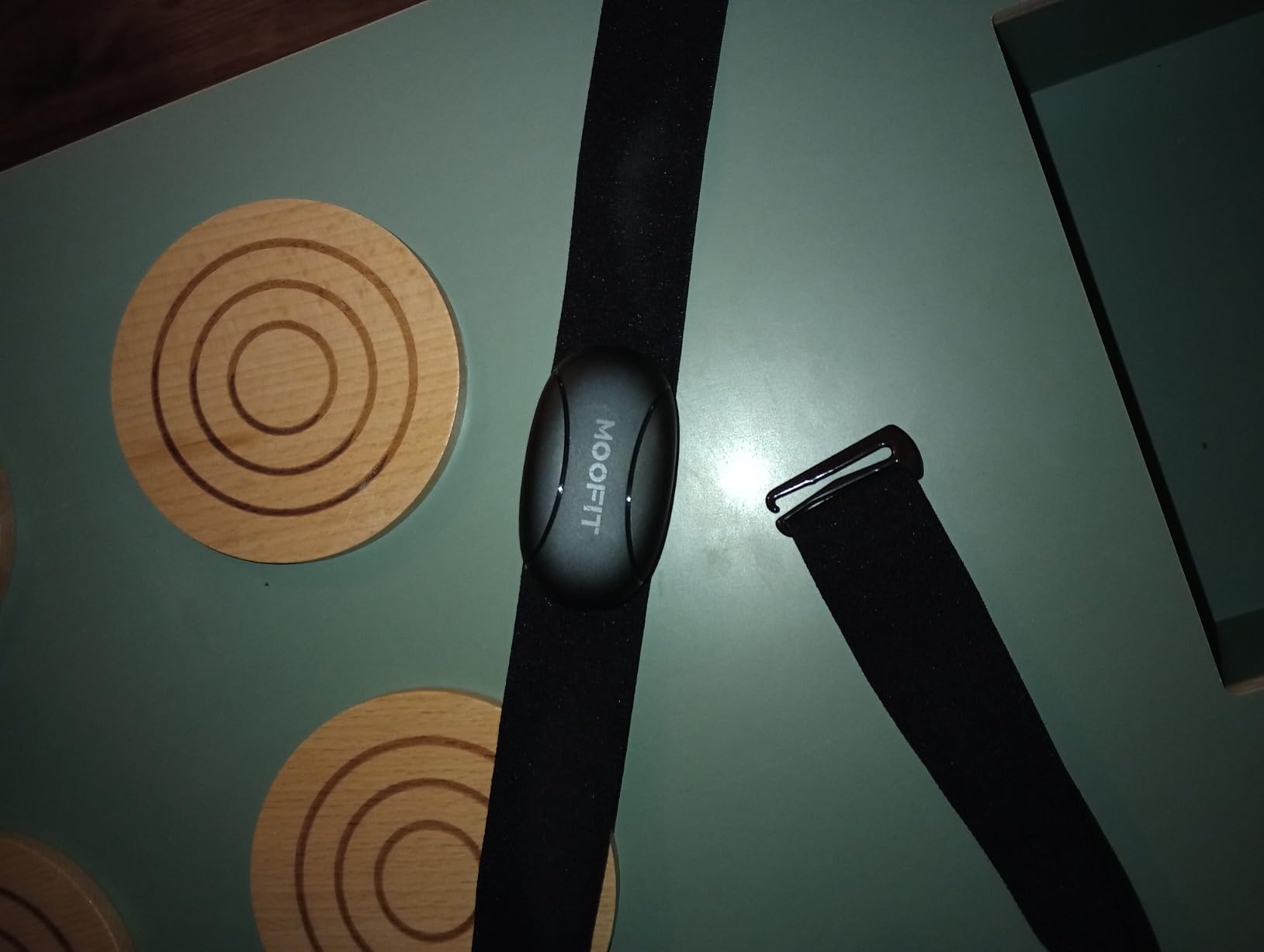 moofit HR8 Heart Rate Monitor Chest Strap, Low Energy Real-Time Heart Rate Data Bluetooth 5.0/ANT+, Longer Communication Range, IP67 Waterproof, Compatible with iOS/Android Apps, Gym Equipment, Black customer photo 2