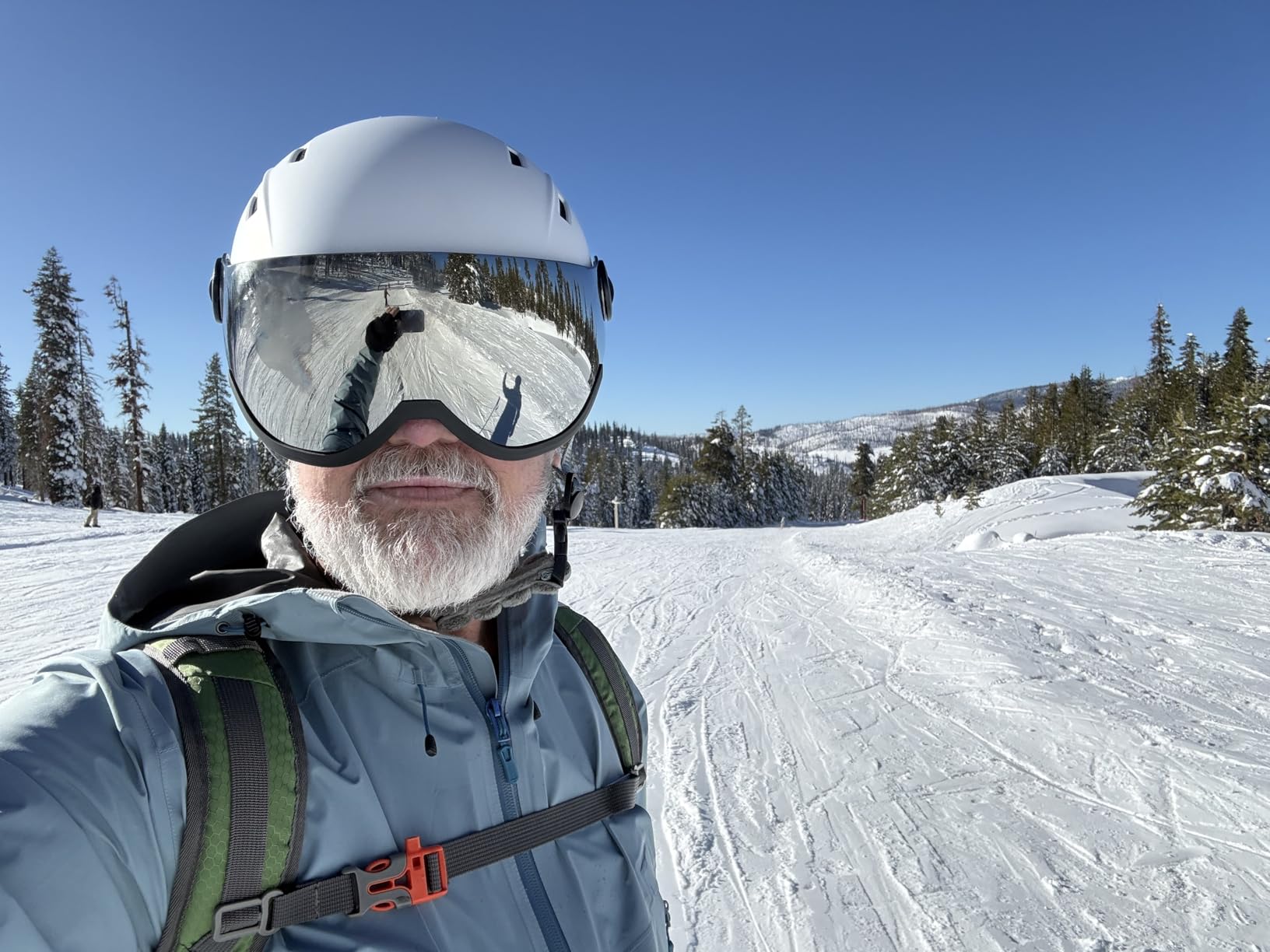 OutdoorMaster Ski Helmet with 2-in-1 Detachable Visor Goggles customer photo 1