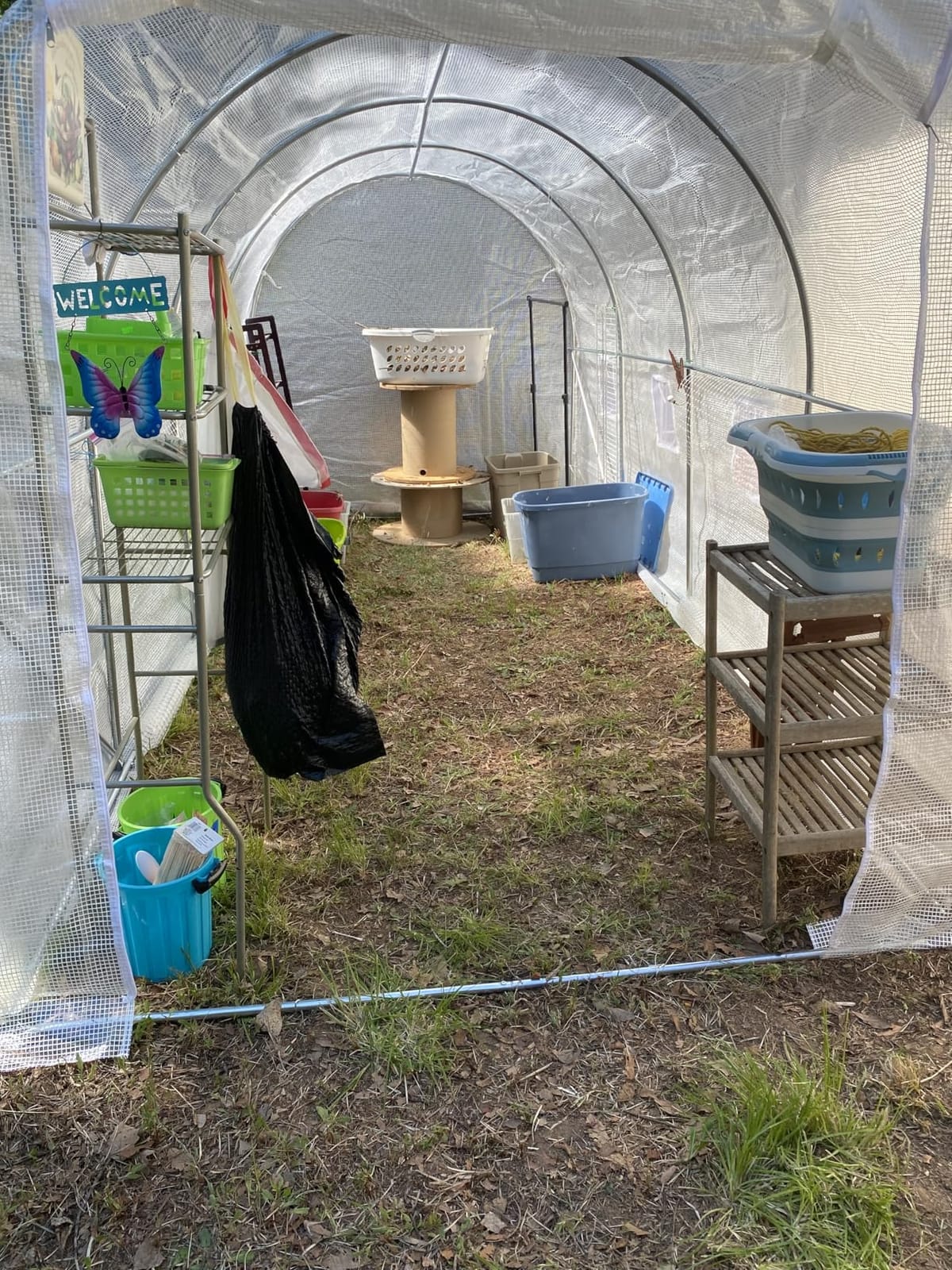 VEVOR Walk-in Tunnel Greenhouse, 14.6x6.4x6.3 ft Hoop House Greenhouse Tunnel, Plant Hot House with Galvanized Steel Frame, White PE Cover, Roll-up Zipper Door and 8 Windows for Outdoor customer photo 2