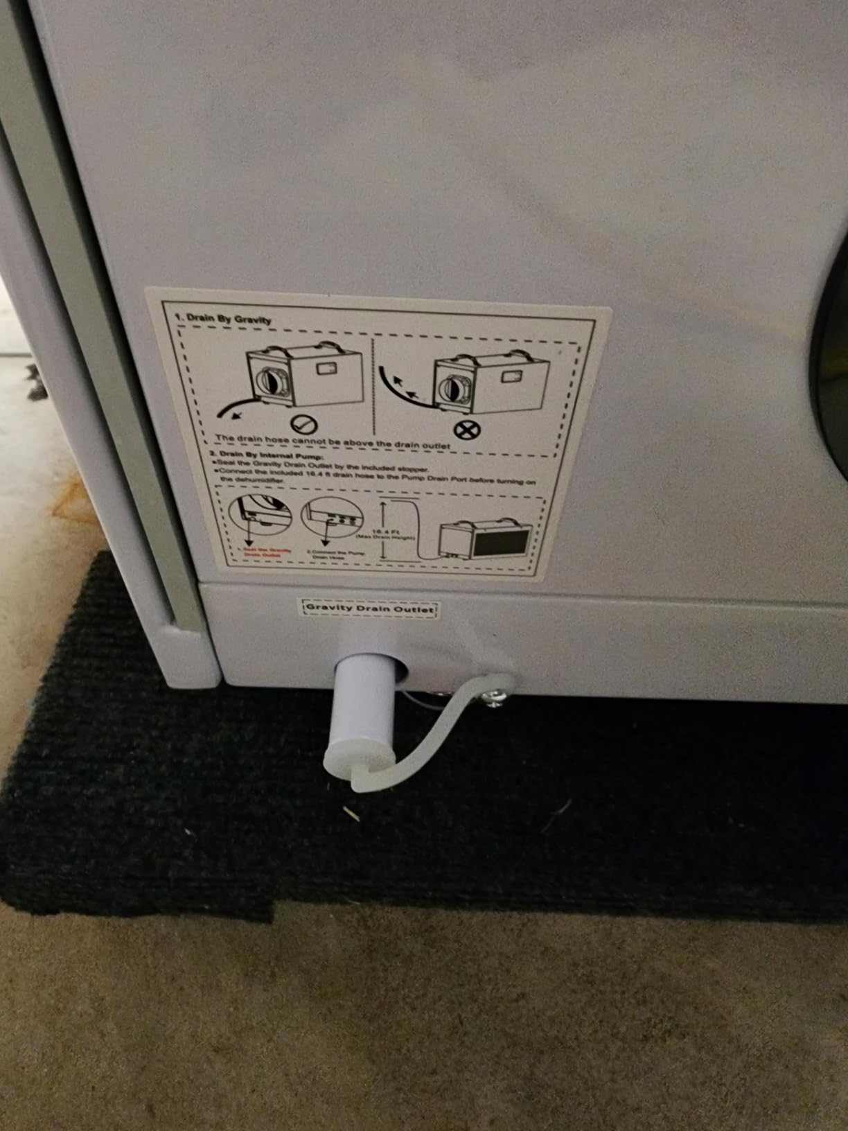 235 Pints Commercial Dehumidifier with Pump for Crawl Space | Auto Defrost | Basement Dehumidifier with Drain Hose, Water Damage Restoration Unit Ideal for large Industrial and Job Sites | Timer customer photo 2