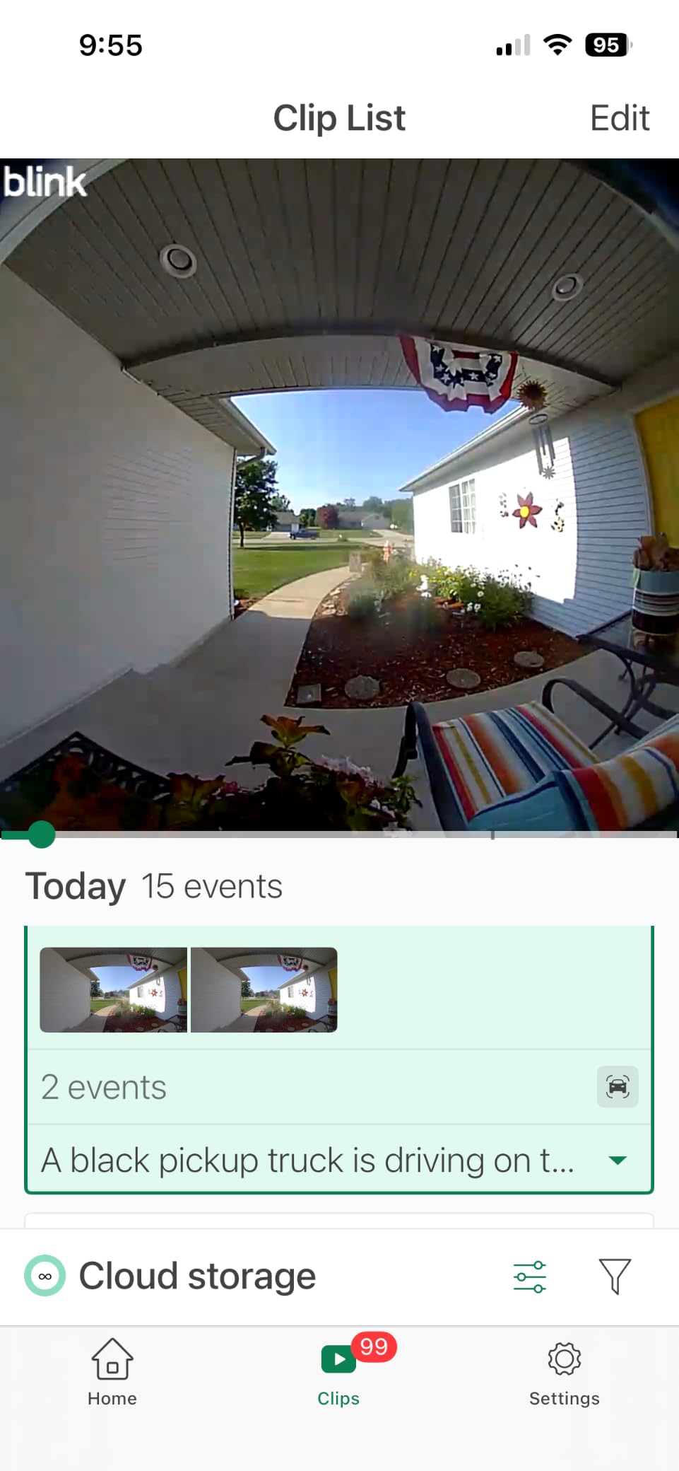 Blink Video Doorbell – Head-to-toe HD view, two-year battery life, and simple setup. Sync Module Core included – System (White) customer photo 1